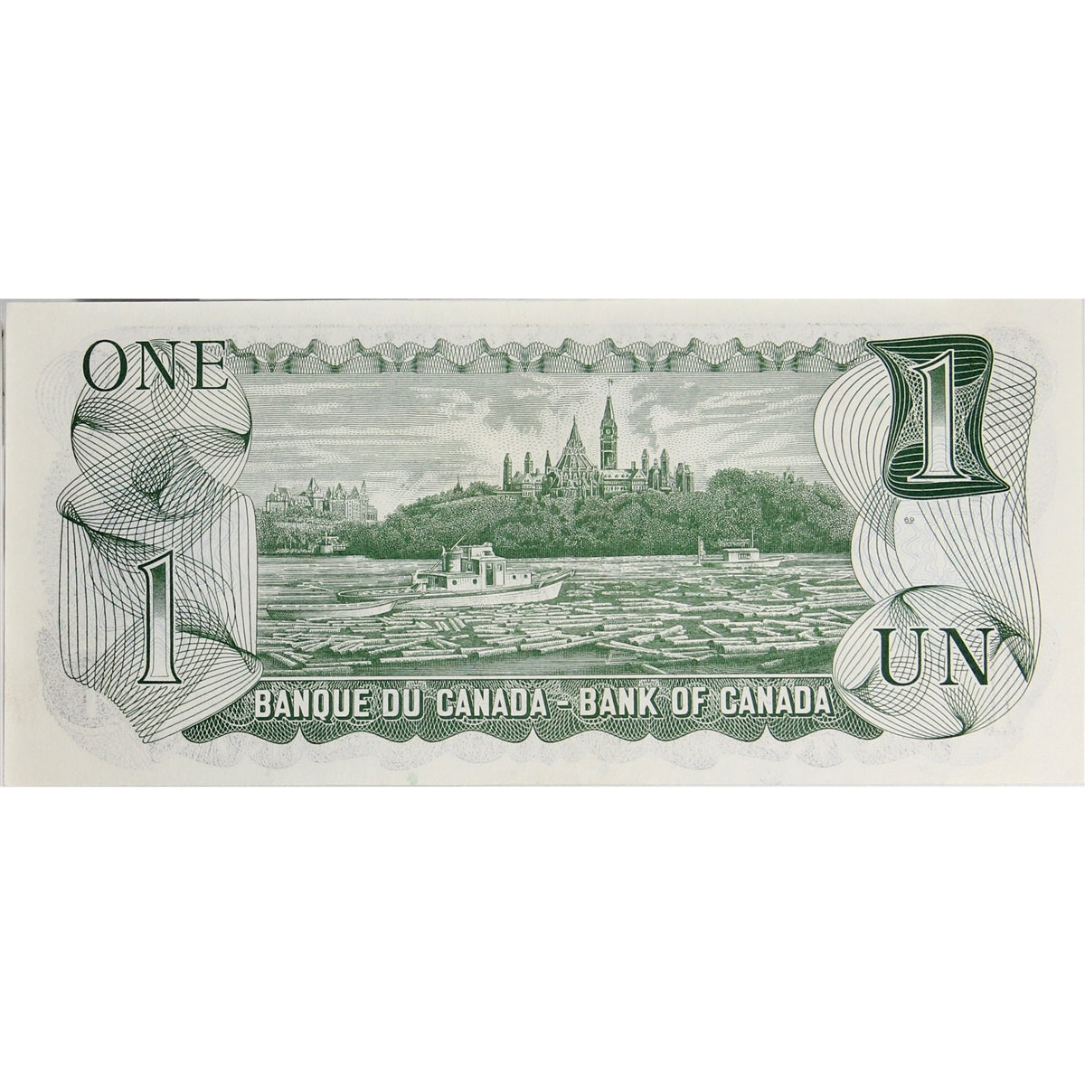 BC-46b 1973 Canada $1 Crow-Bouey, BCL, Uncirculated (MS60)