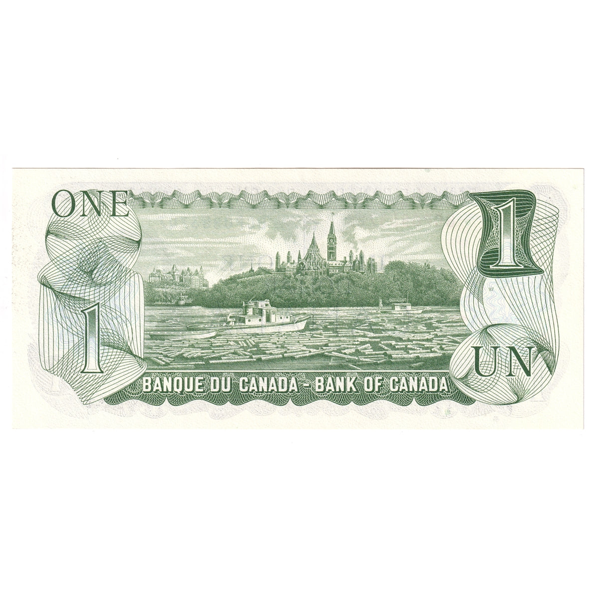 BC-46b 1973 Canada $1 Crow-Bouey, BCP, Uncirculated (MS60)