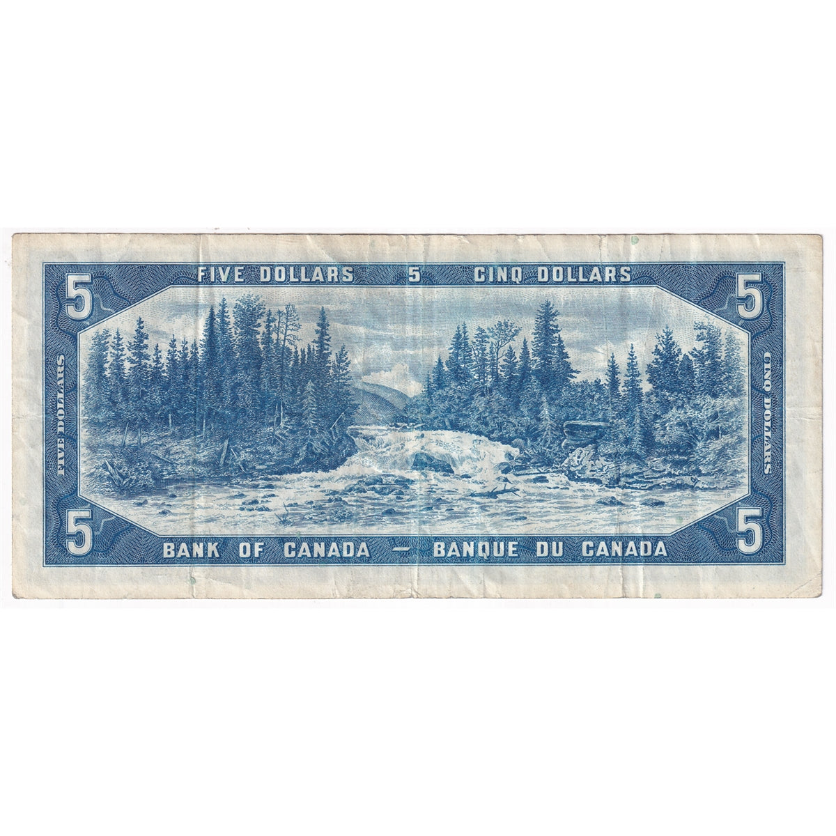 BC-39a 1954 Canada $5 Beattie-Coyne, J/C, VF
