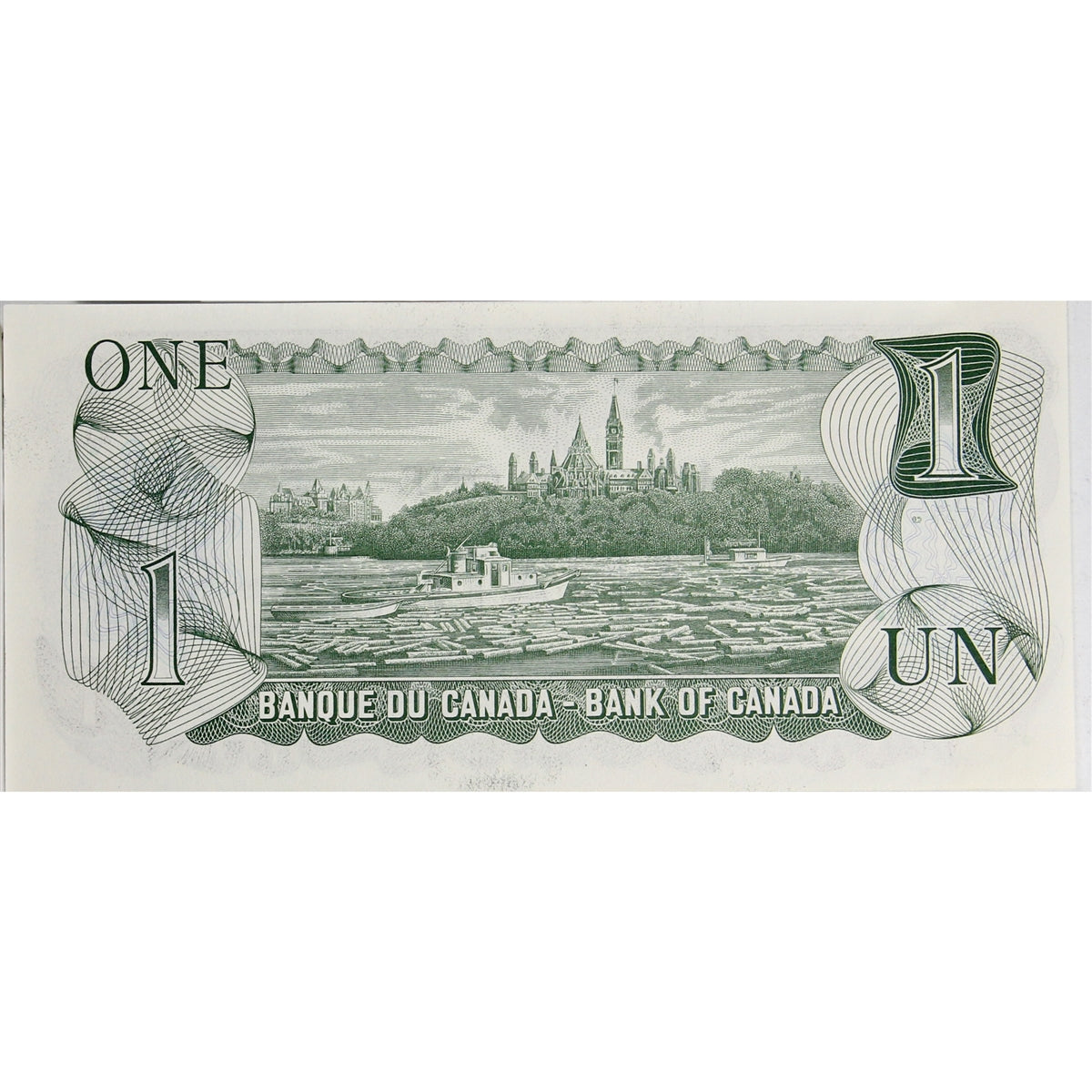 BC-46b 1973 Canada $1 Crow-Bouey, BCT, Uncirculated (MS60)