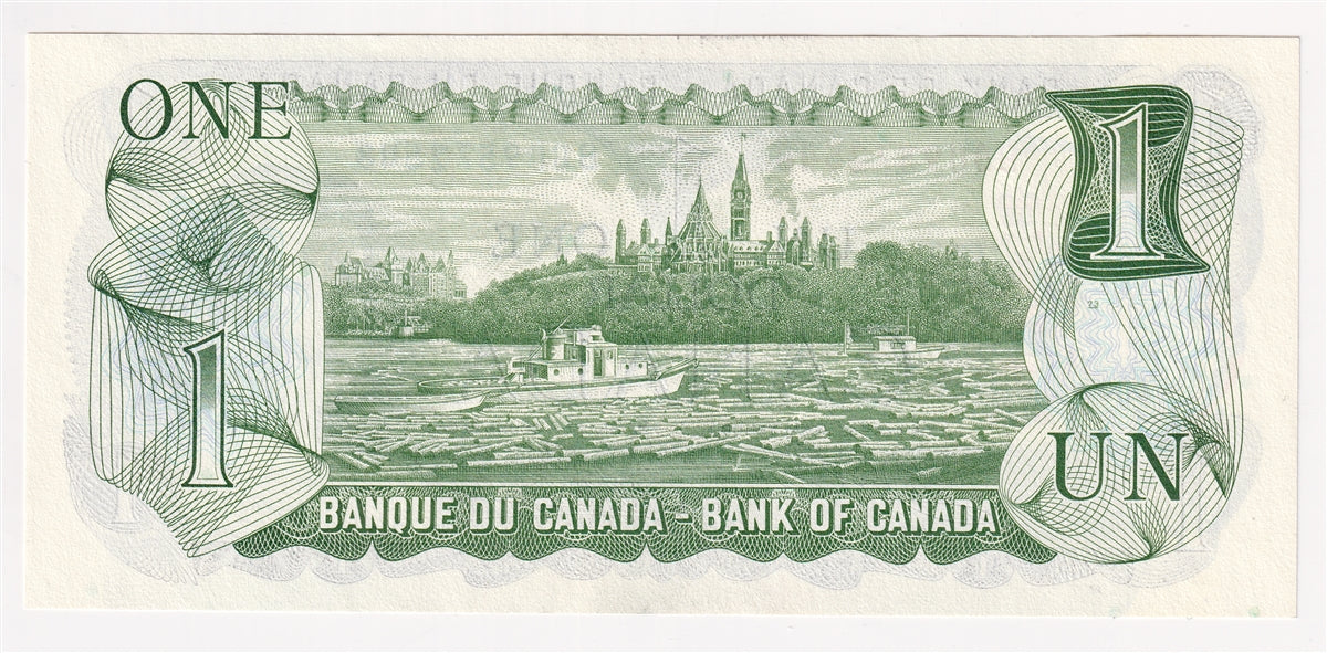 BC-46b 1973 Canada $1 Crow-Bouey, BCU, Uncirculated (MS60)