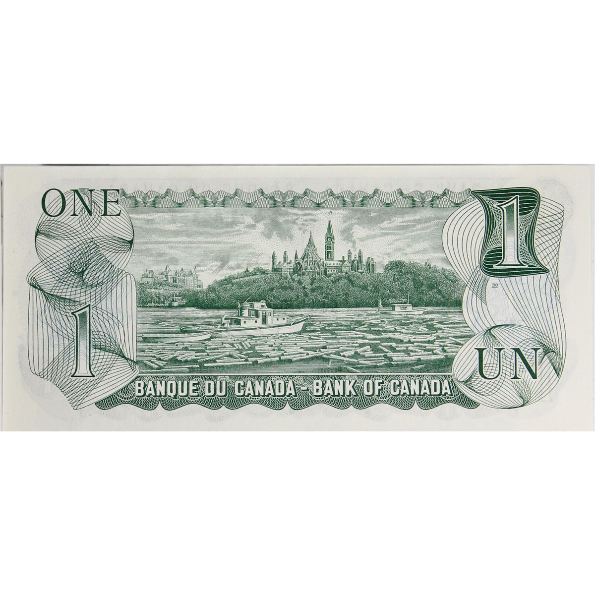 BC-46b 1973 Canada $1 Crow-Bouey, EAR, Choice Uncirculated (CUNC63)