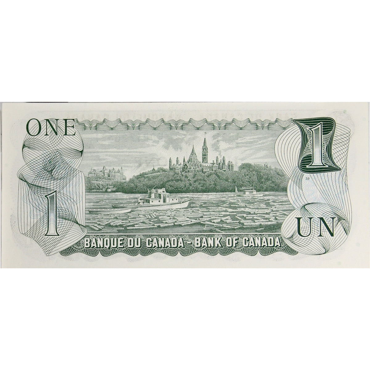 BC-46b 1973 Canada $1 Crow-Bouey, ECD, Uncirculated (MS60)