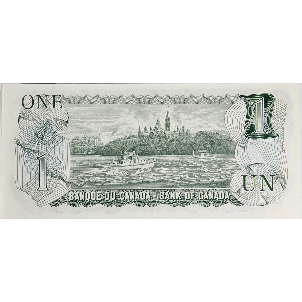 BC-46b 1973 Canada $1 Crow-Bouey, ECJ, Choice Uncirculated (CUNC63)