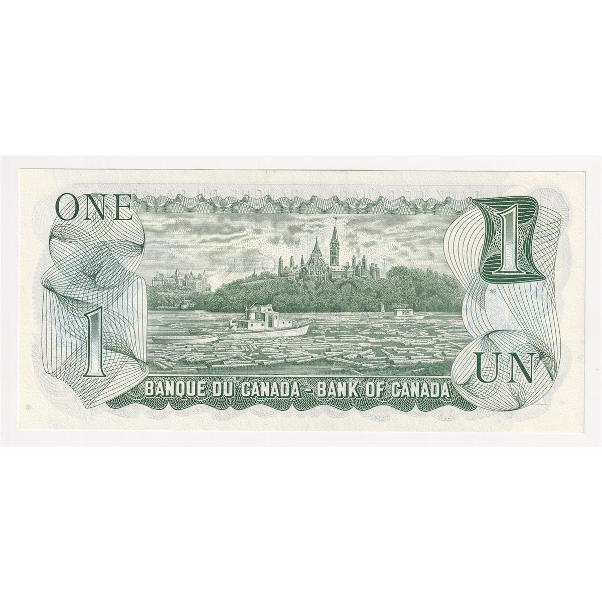 BC-46b 1973 Canada $1 Crow-Bouey, ECR, Choice Uncirculated (CUNC63)