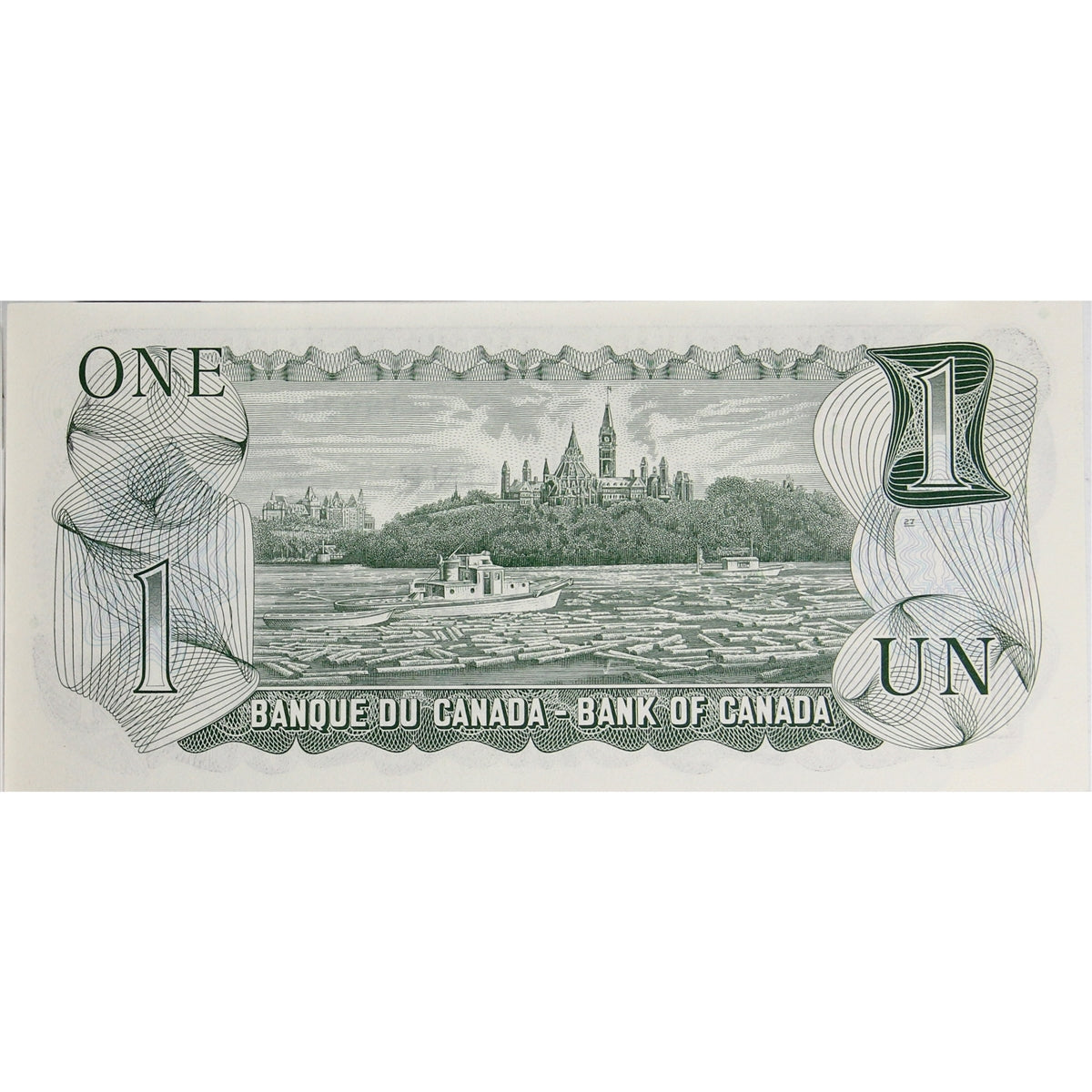 BC-46b 1973 Canada $1 Crow-Bouey, ECS, Uncirculated (MS60)