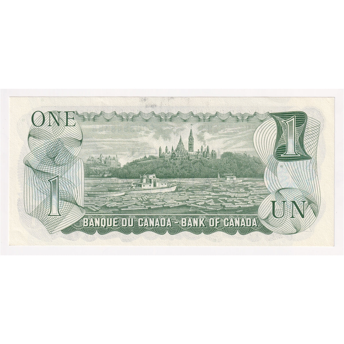 BC-46b 1973 Canada $1 Crow-Bouey, ECU, Uncirculated (MS60)