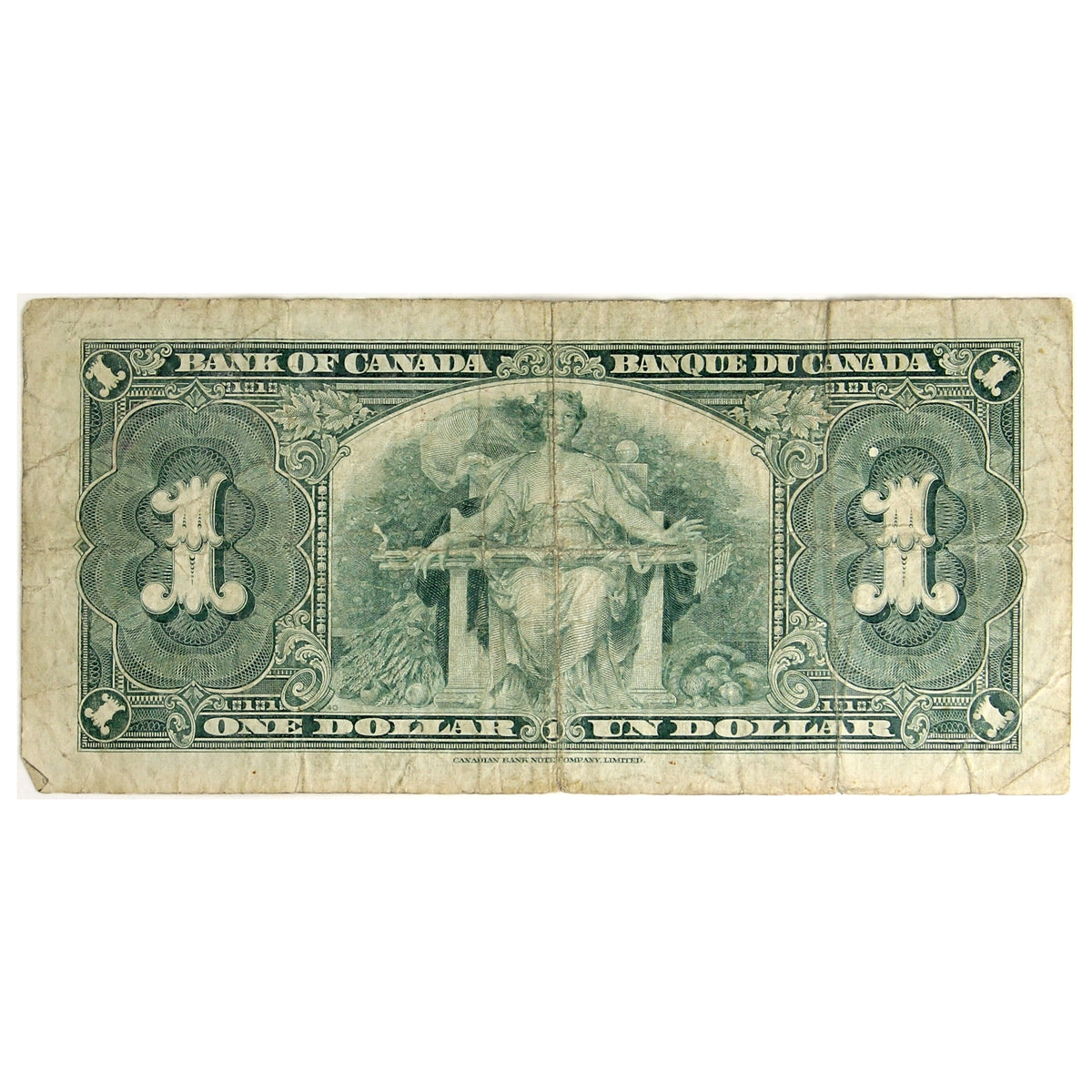 BC-21c 1937 Canada $1 Gordon-Towers, A/M, Circ