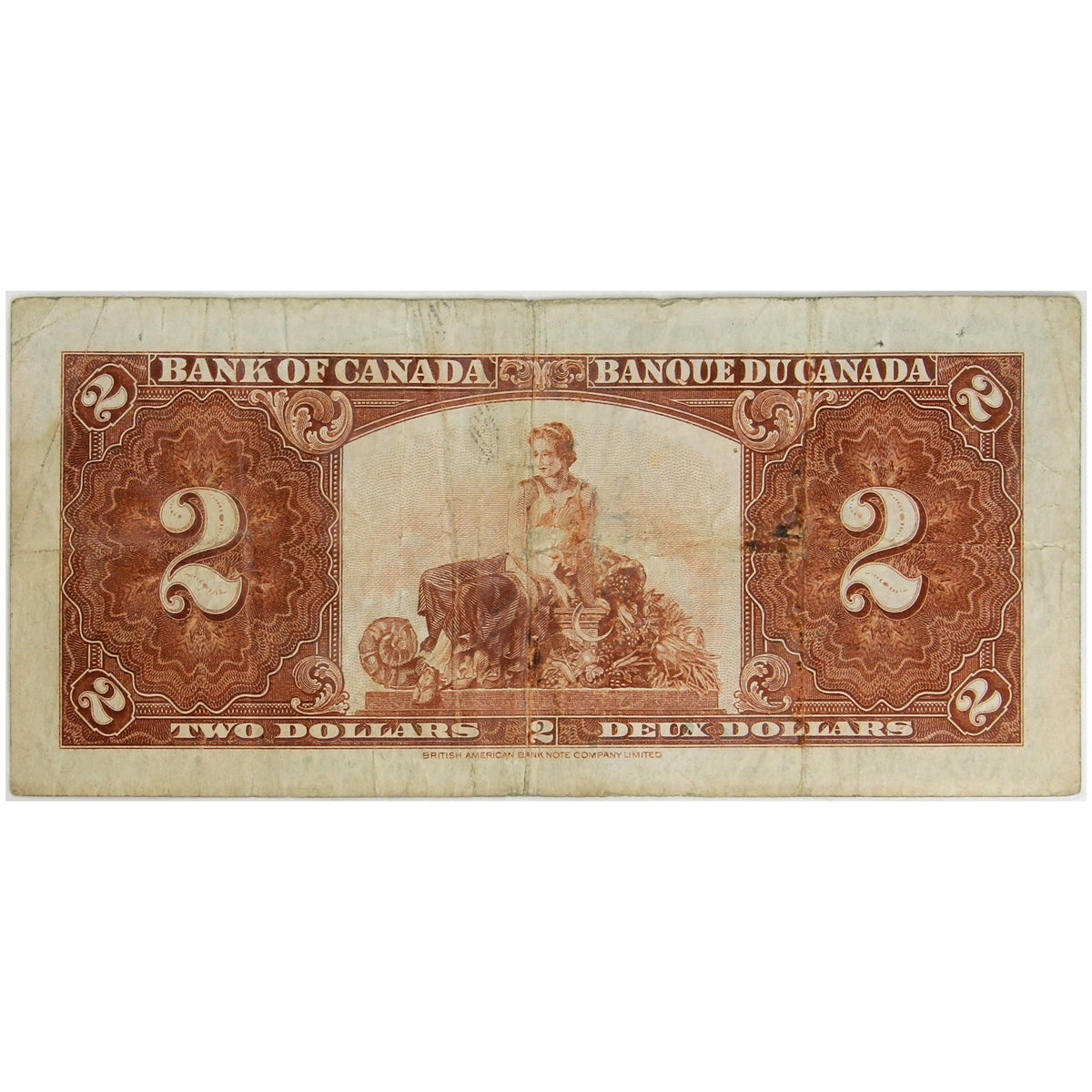 BC-22b 1937 Canada $2 Gordon-Towers, S/B, Fine (F12)