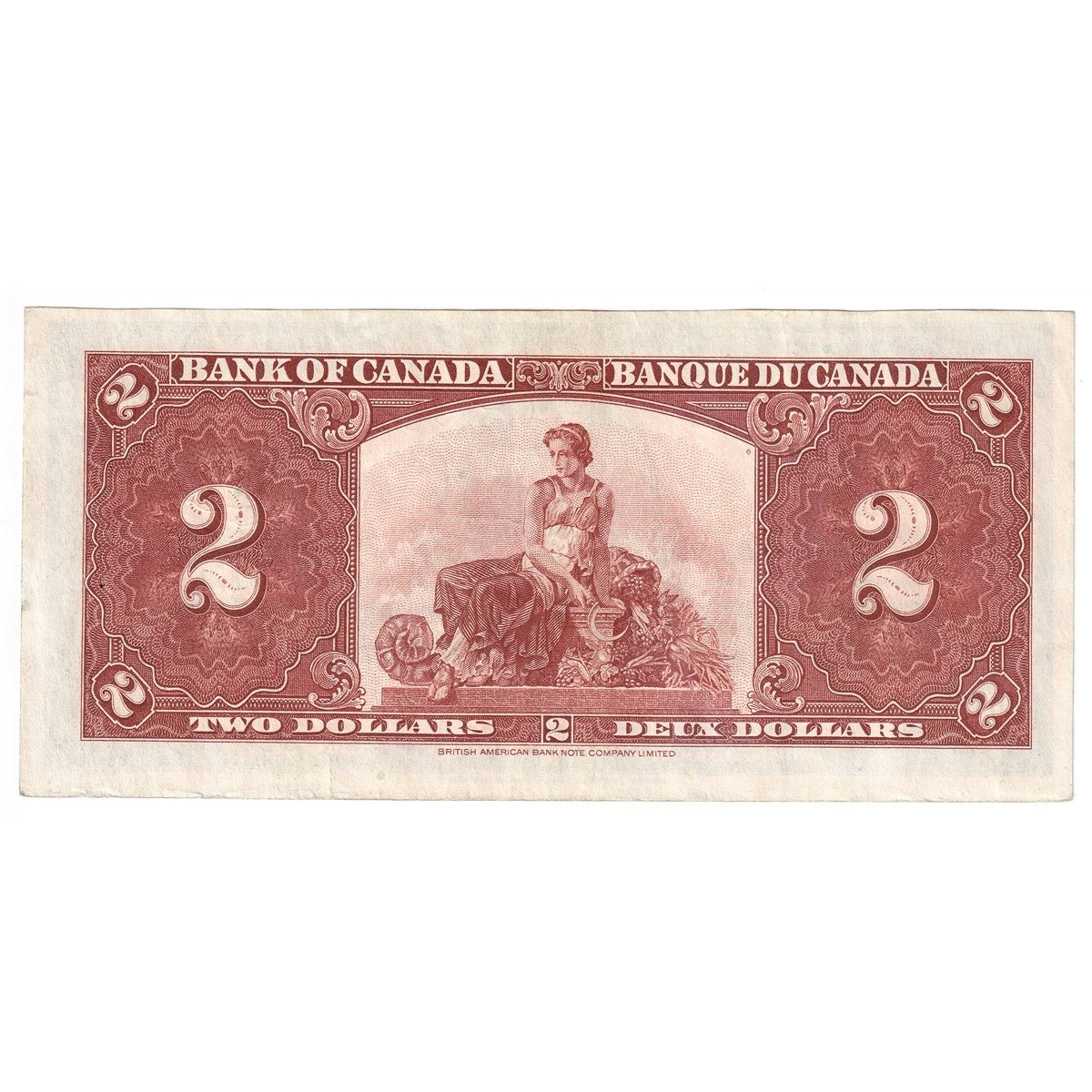 BC-22b 1937 Canada $2 Gordon-Towers, W/B, VF-EF (VF30)