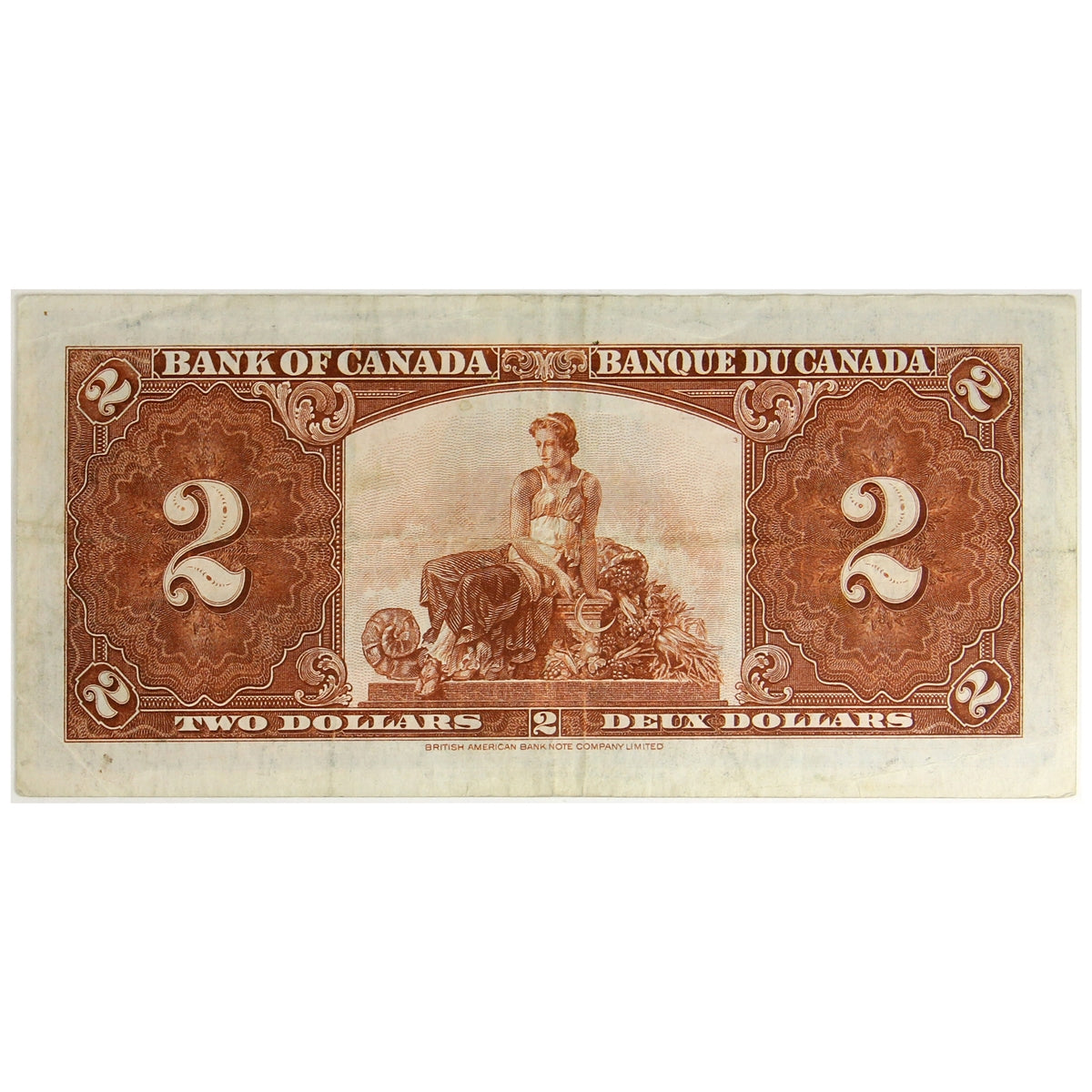 BC-22b 1937 Canada $2 Gordon-Towers, X/B, Very Fine (VF20)