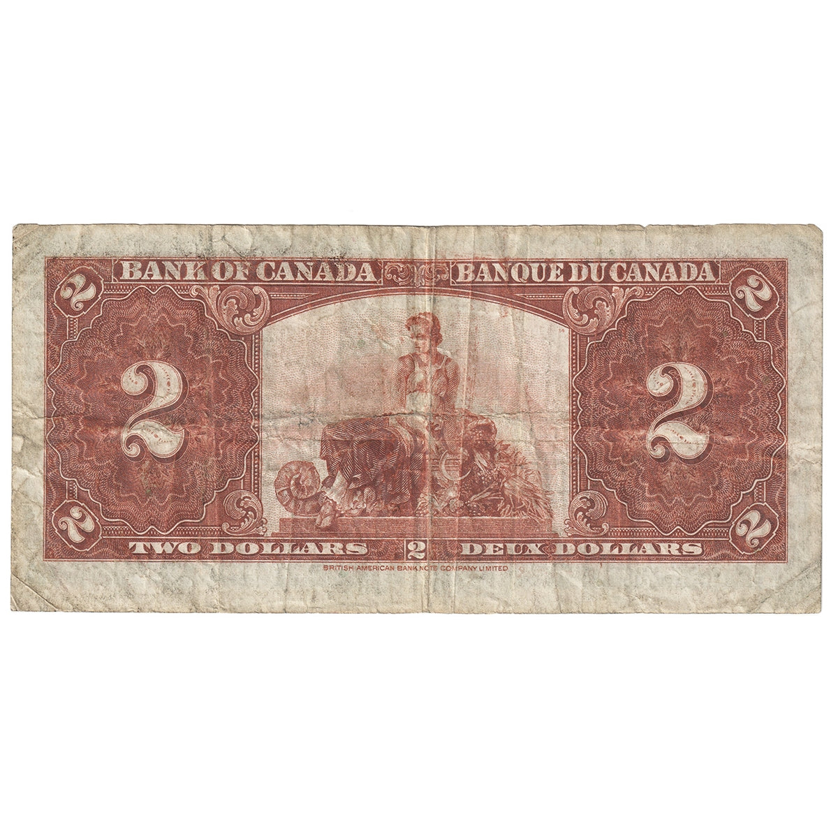 BC-22c 1937 Canada $2 Coyne-Towers, A/R, F-VF