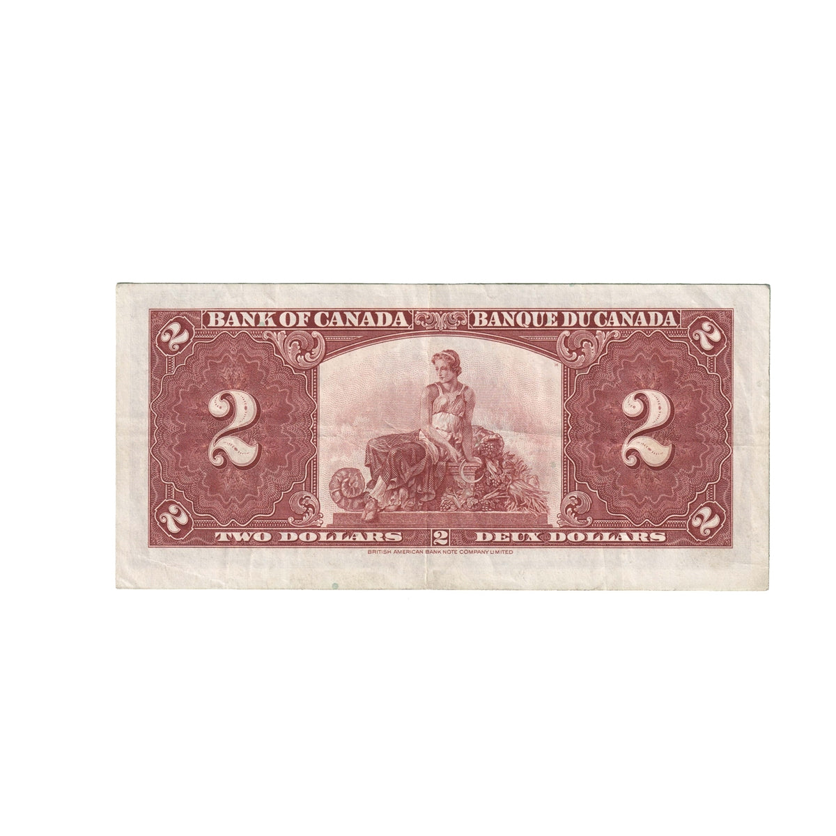 BC-22c 1937 Canada $2 Coyne-Towers, K/R, VF-EF