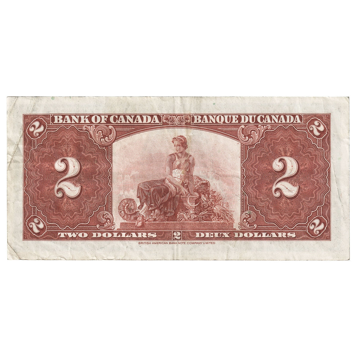 BC-22c 1937 Canada $2 Coyne-Towers, L/R, VF-EF