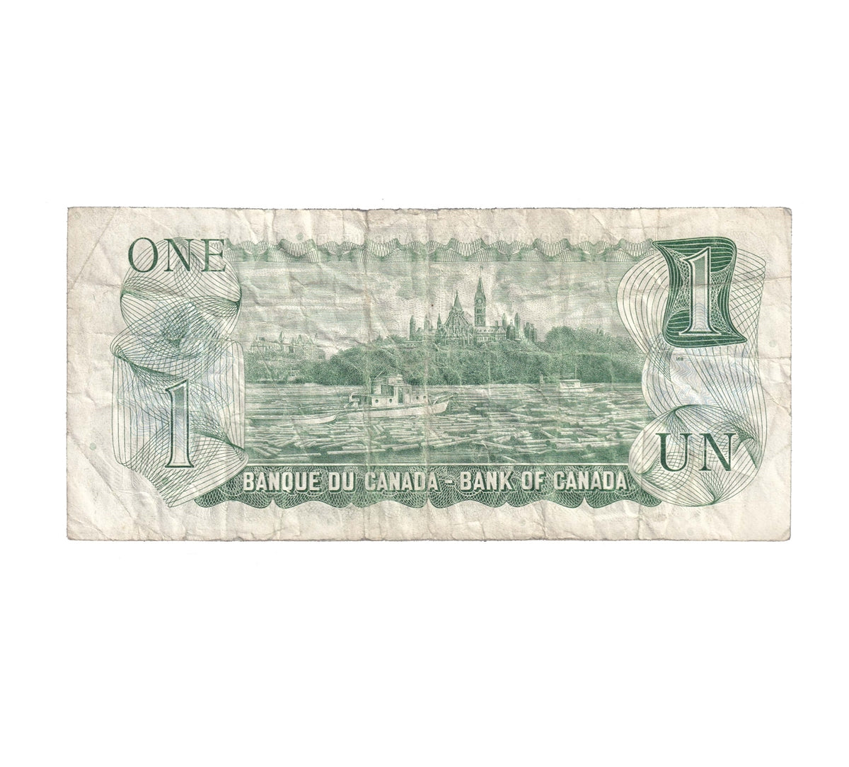 BC-46aA 1973 Canada $1 Lawson-Bouey, *GY, CIRC