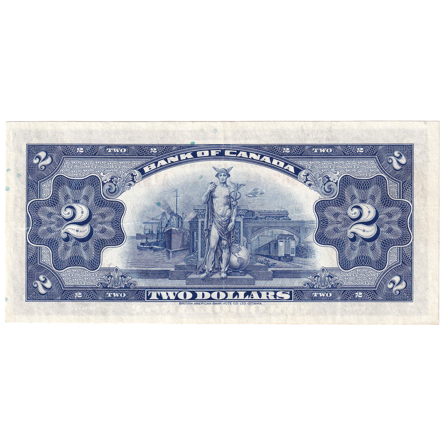 BC-3 1935 Canada $2 Osborne-Towers, English, EF