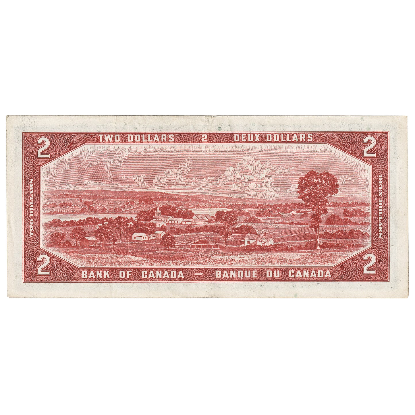 BC-30a 1954 Canada $2 Coyne-Towers, Devil's Face, A/B, VF-EF (VF30)