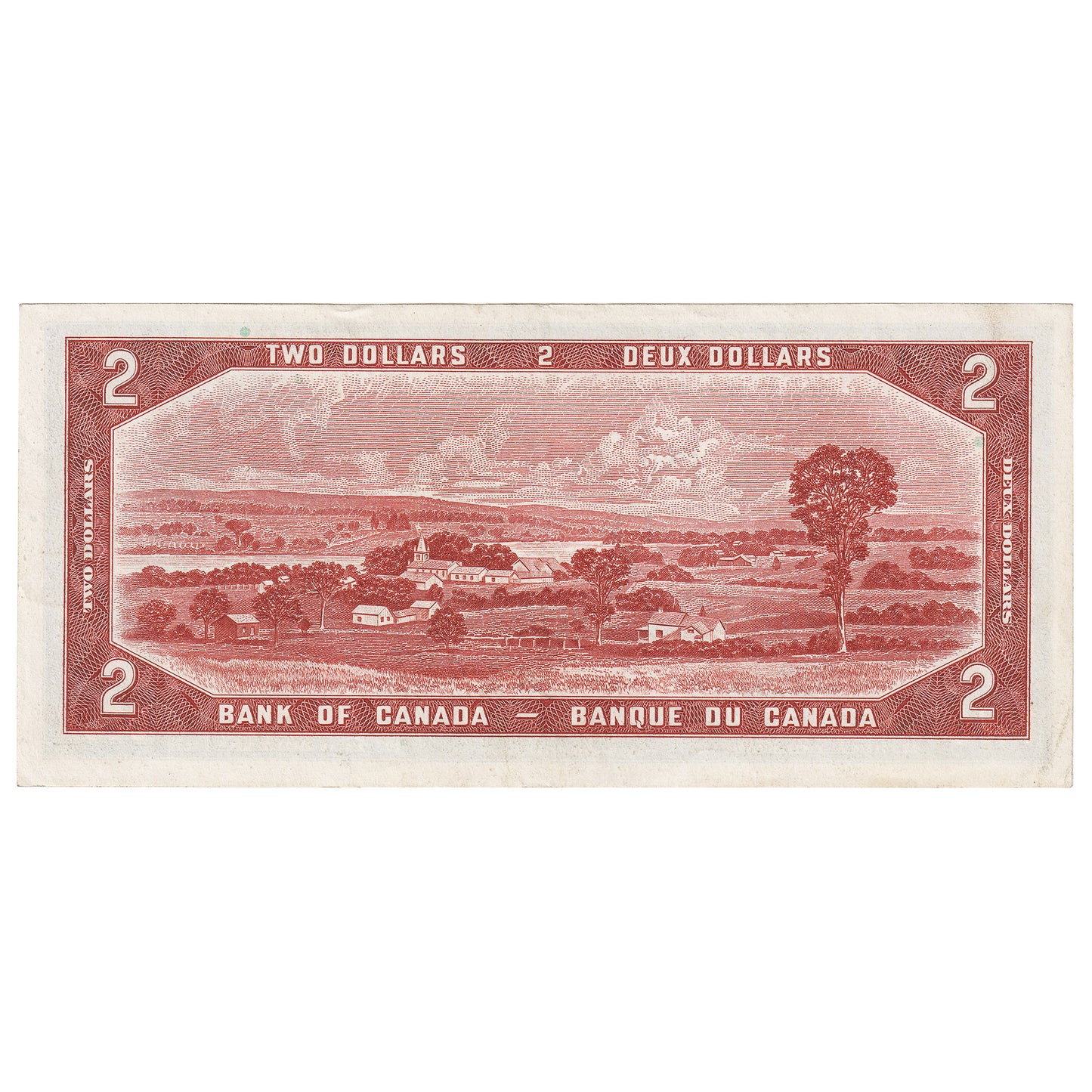 BC-30a 1954 Canada $2 Coyne-Towers, Devil's Face, C/B, Extra Fine (EF40)