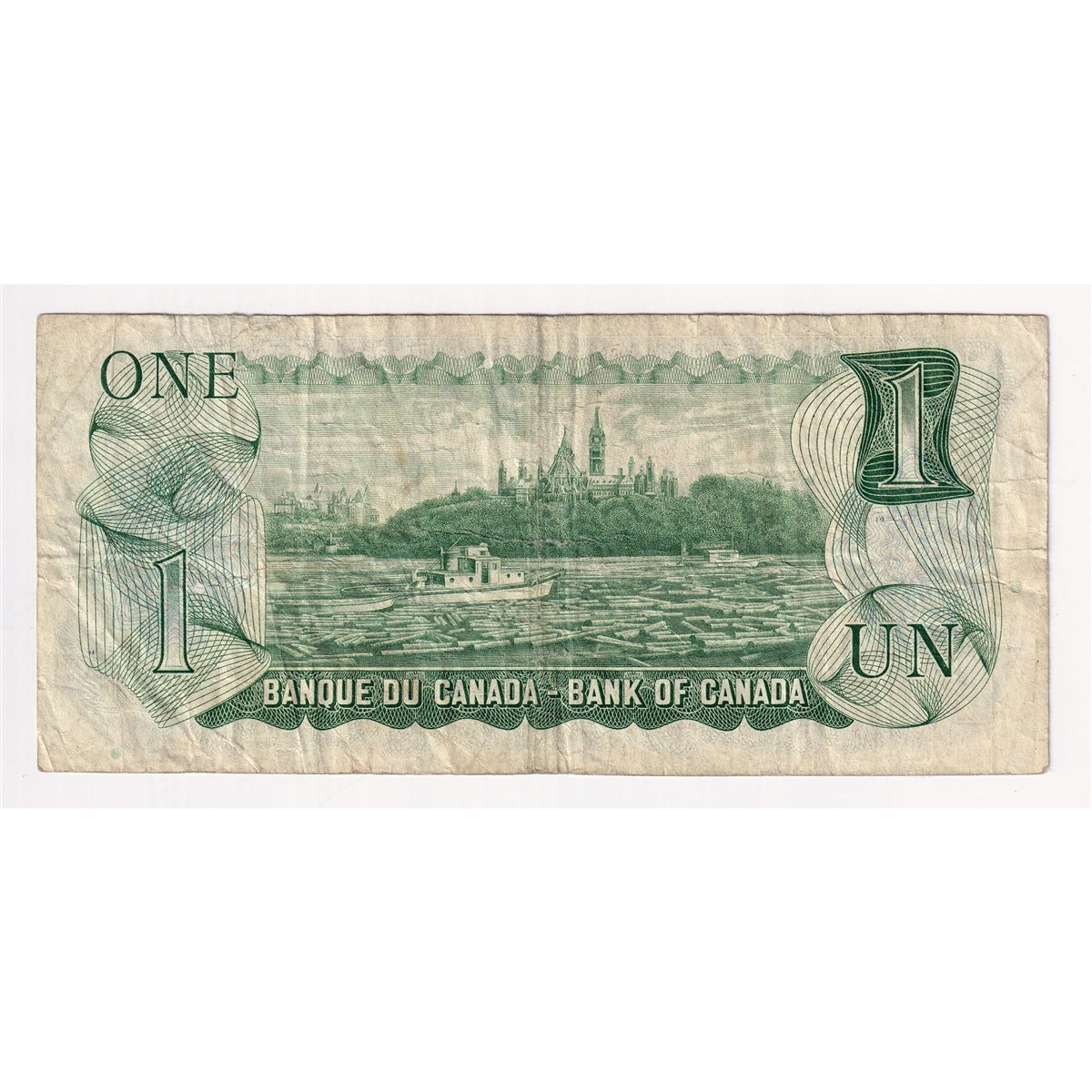 BC-46aA 1973 Canada $1 Lawson-Bouey, *IA, Circ