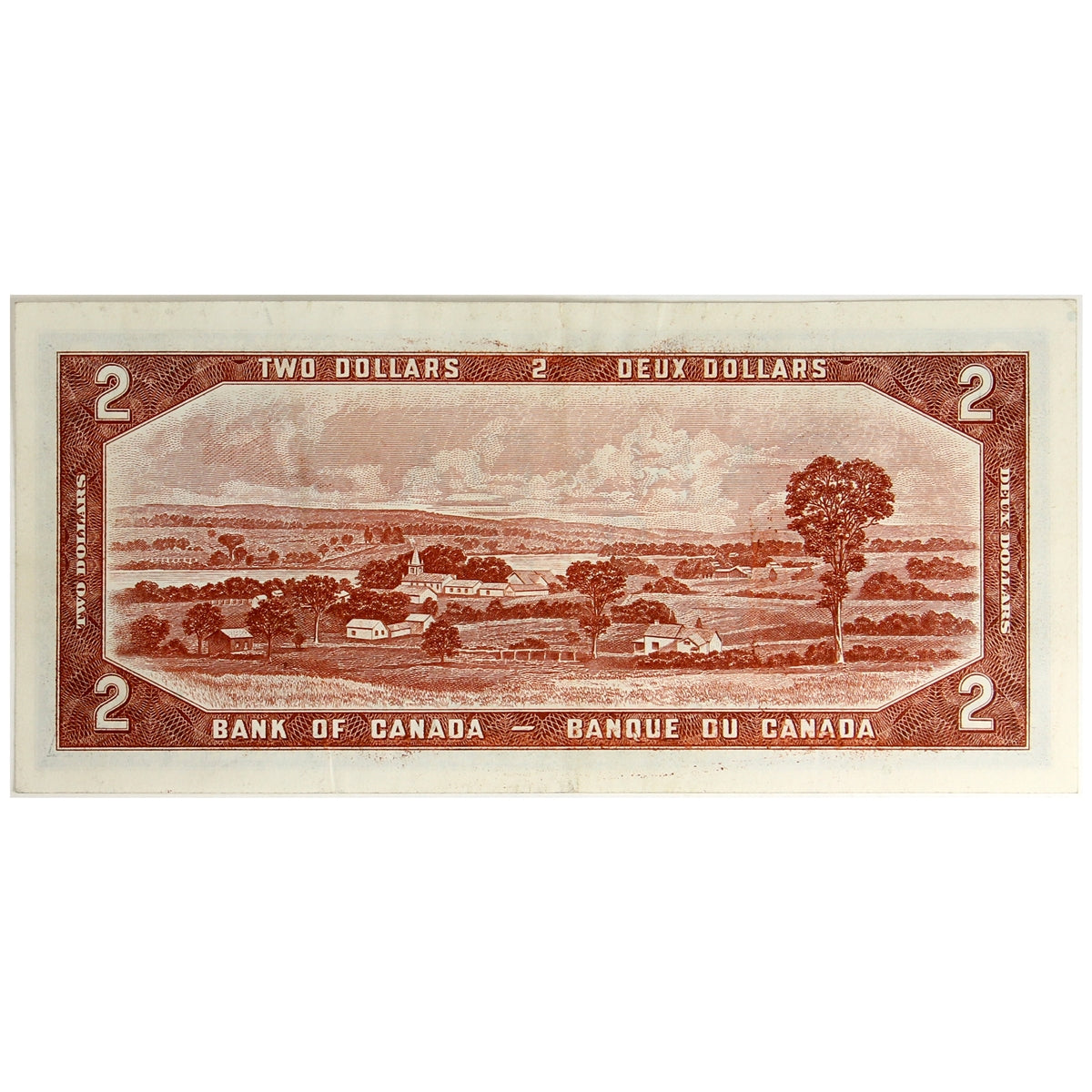 BC-30a 1954 Canada $2 Coyne-Towers, Devil's Face, E/B, VF-EF (VF30)
