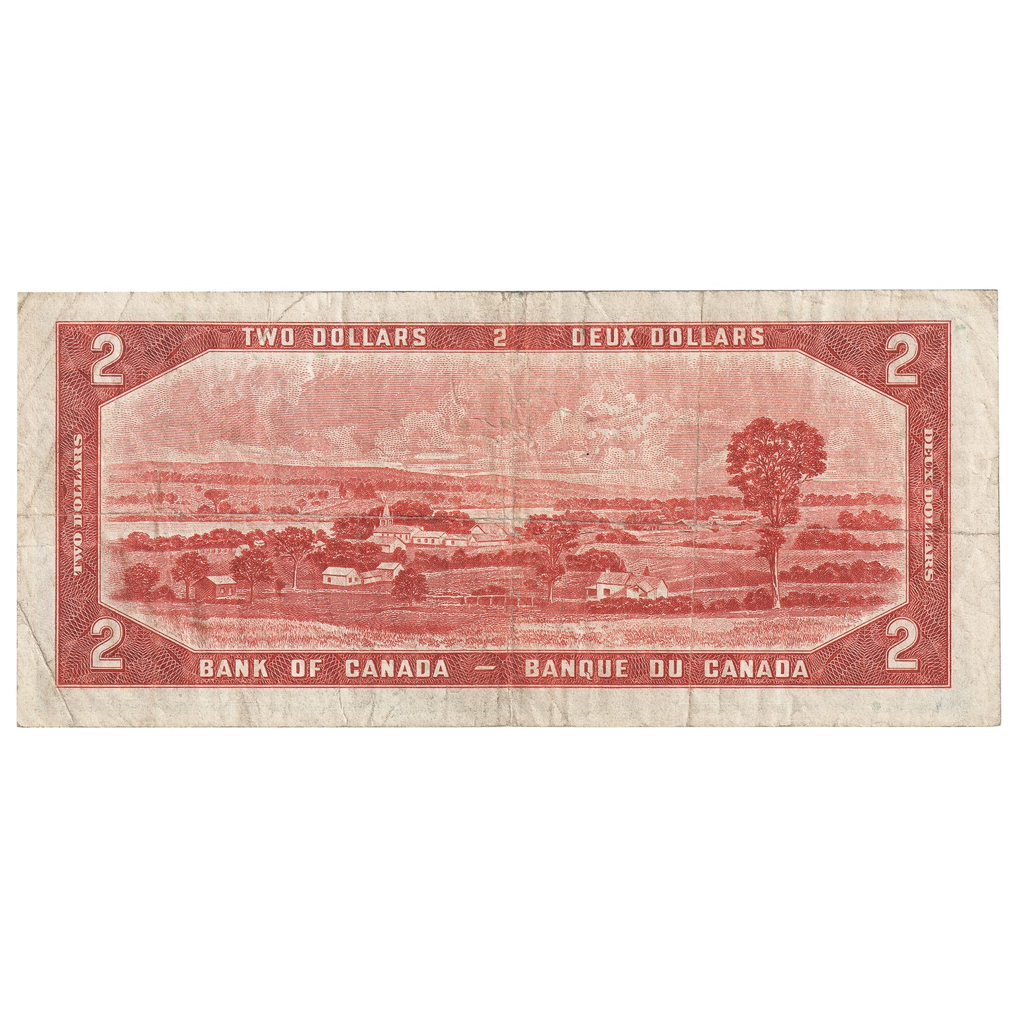 BC-30b 1954 Canada $2 Beattie-Coyne, Devil's Face, H/B, F-VF (F15)