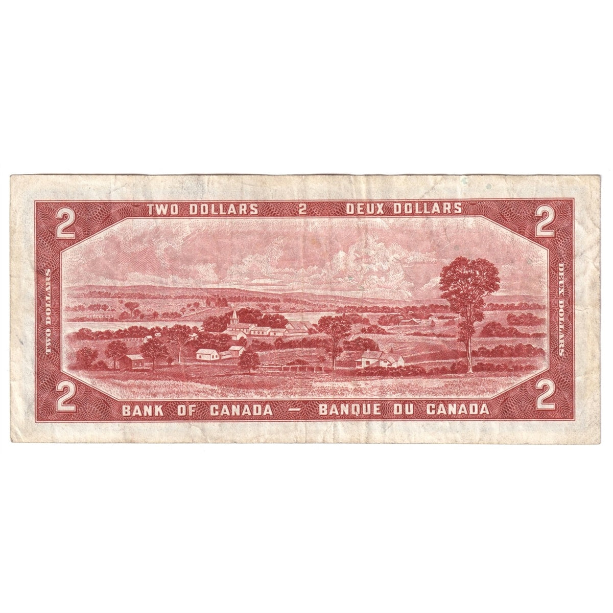 BC-30b 1954 Canada $2 Beattie-Coyne, Devil's Face, H/B, Very Fine (VF20)