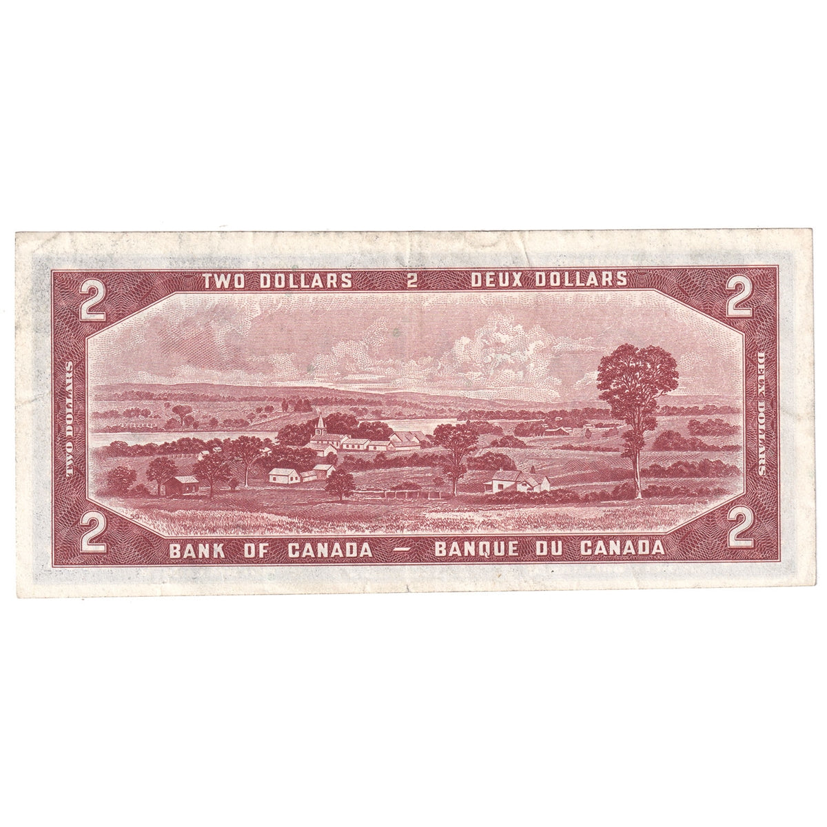 BC-38a 1954 Canada $2 Beattie-Coyne, A/R, VF-EF (VF30)