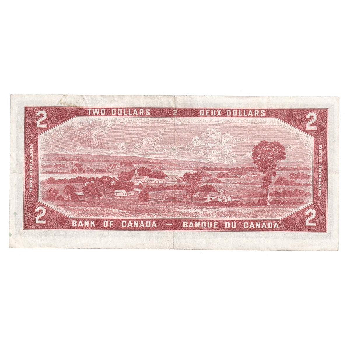 BC-38a 1954 Canada $2 Beattie-Coyne, P/B, VF-EF (VF30)