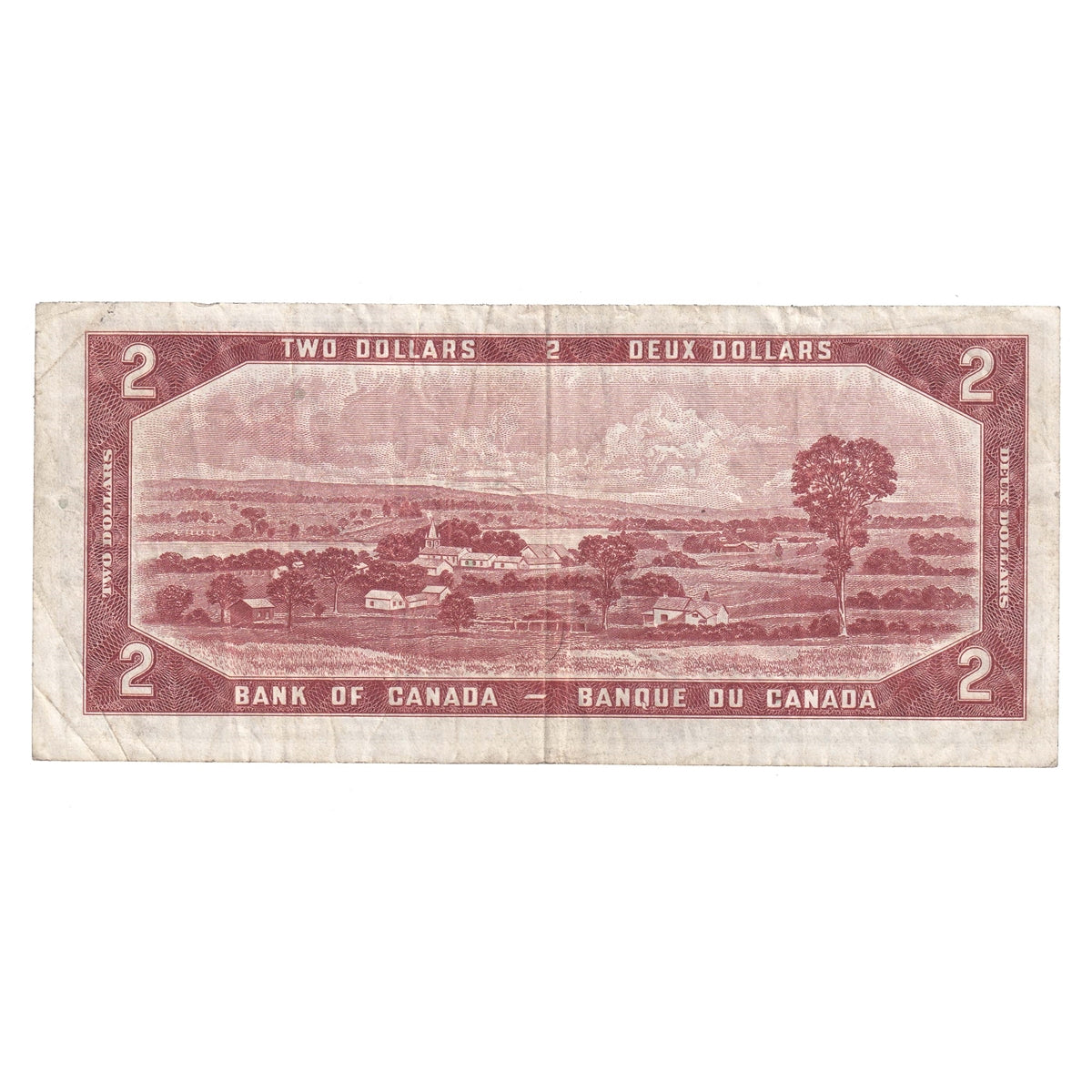BC-38a 1954 Canada $2 Beattie-Coyne, V/B, VF