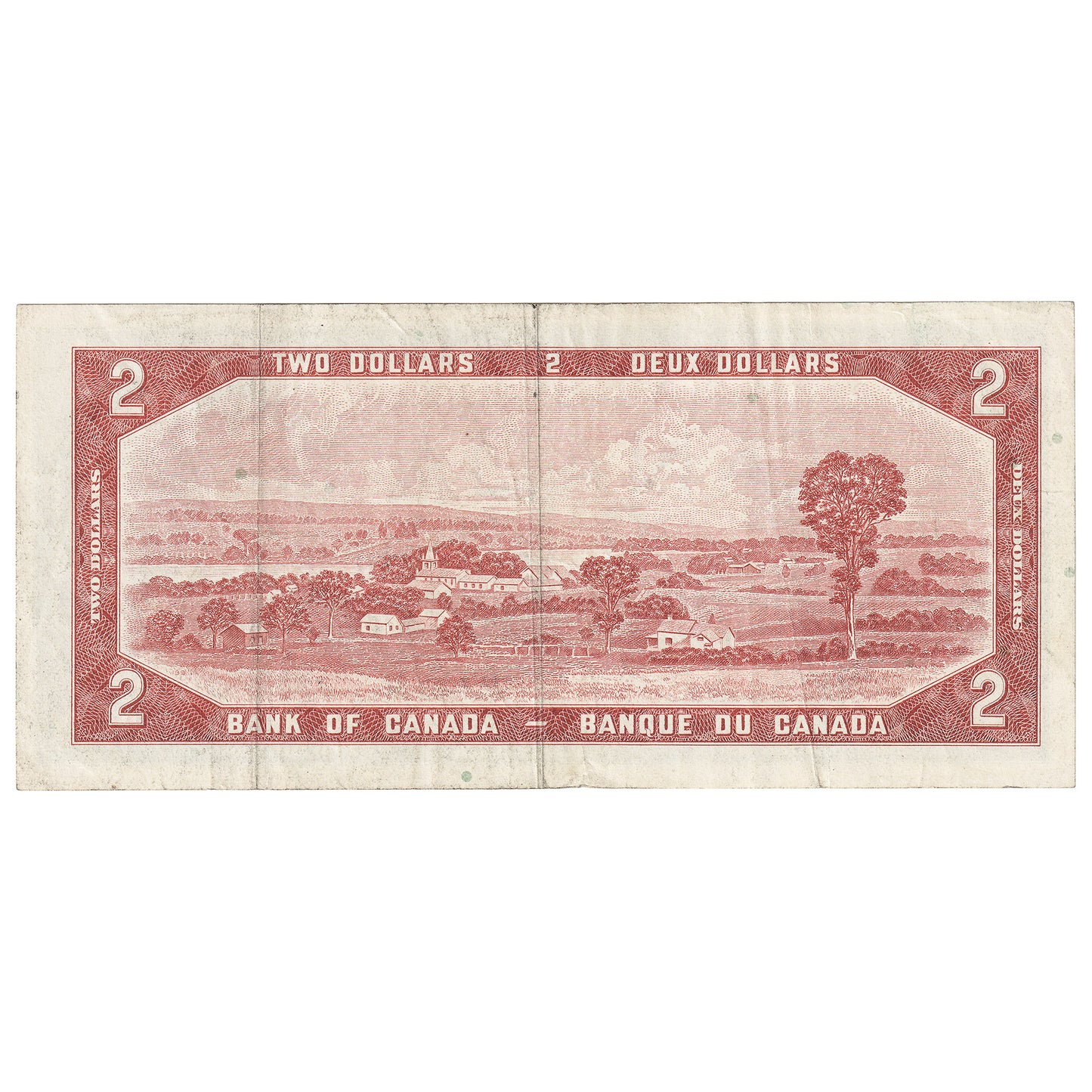 BC-38b 1954 Canada $2 Beattie-Rasminsky, A/G, VF-EF (VF30)