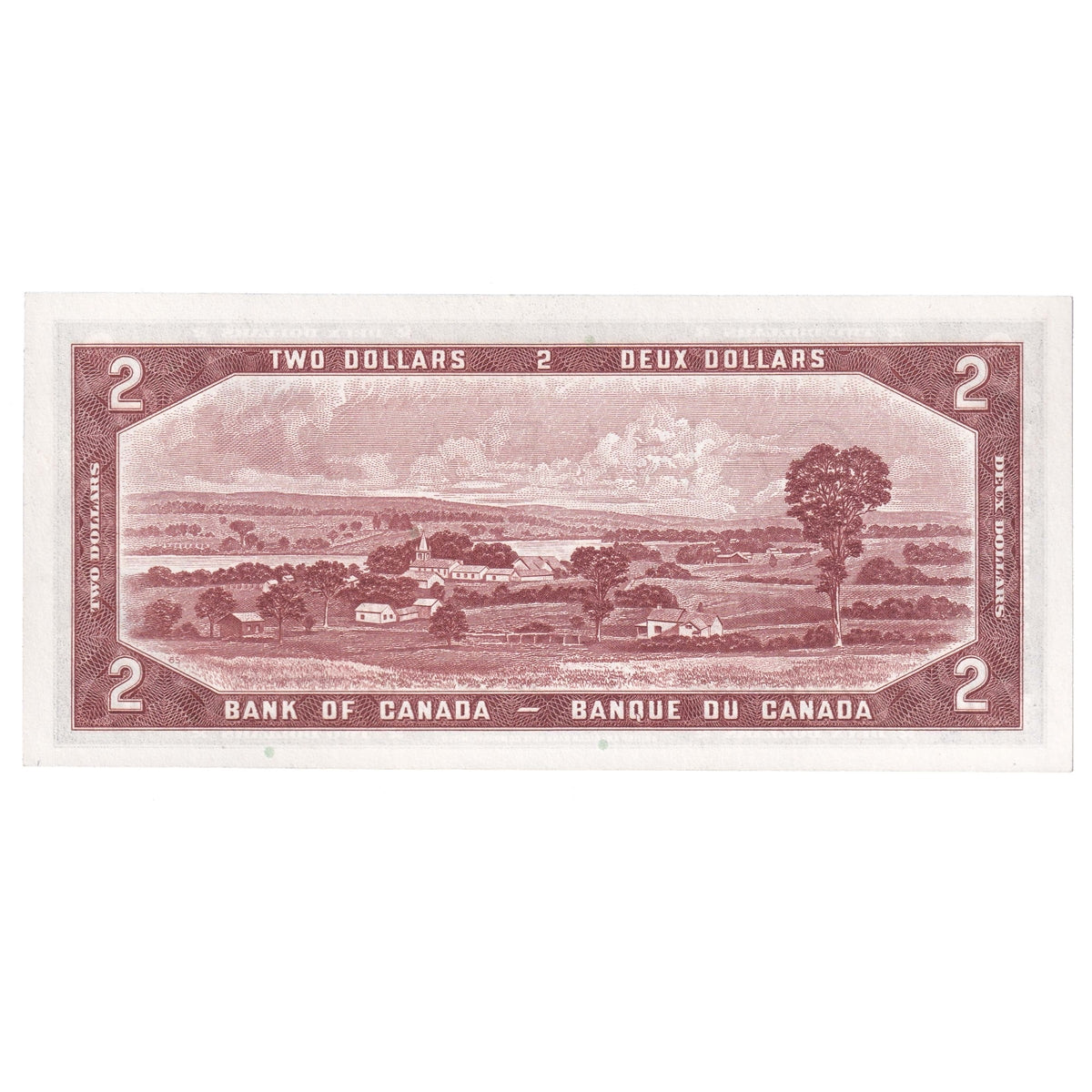 BC-38b 1954 Canada $2 Beattie-Rasminsky, A/R, Choice Uncirculated (CUNC63)