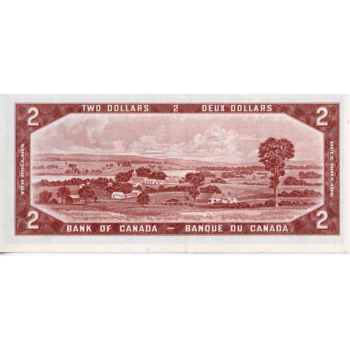 BC-38b 1954 Canada $2 Beattie-Rasminsky, A/R, EF-AU (EF45)