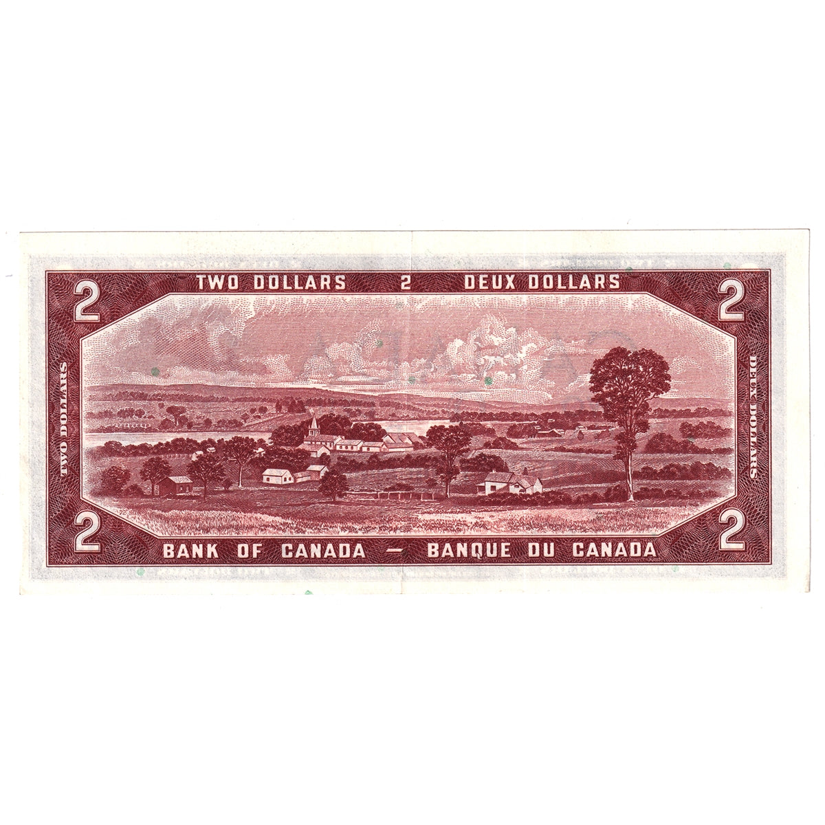 BC-38b 1954 Canada $2 Beattie-Rasminsky, E/R, EF-AU (EF45)