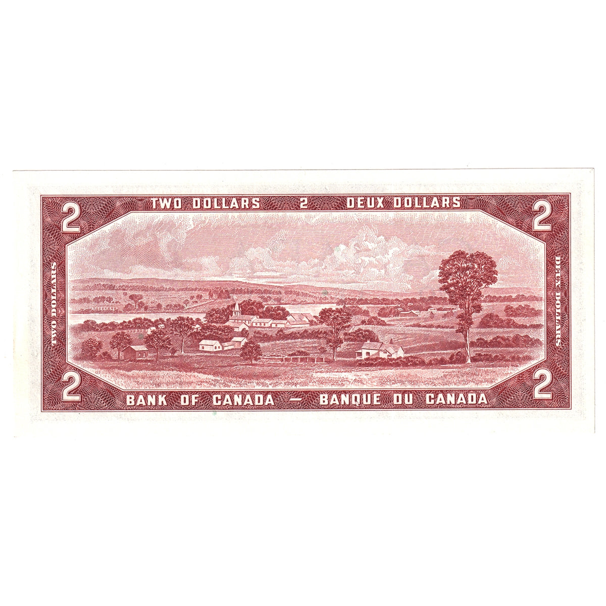 BC-38b 1954 Canada $2 Beattie-Rasminsky, E/U, Uncirculated (MS60)