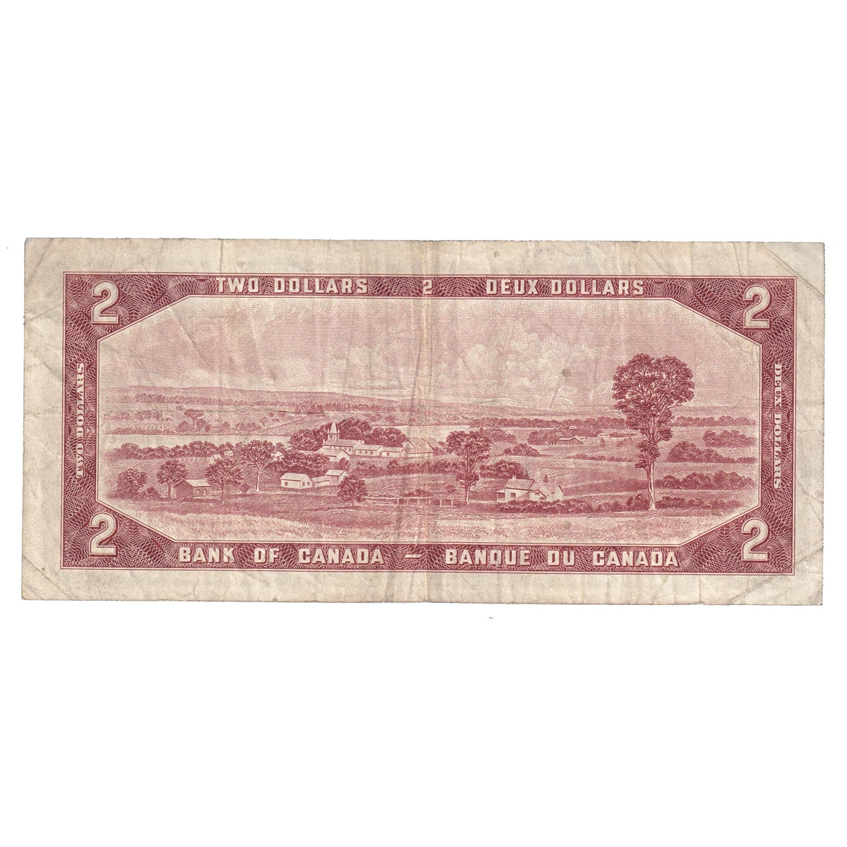 BC-38b 1954 Canada $2 Beattie-Rasminsky, H/U, CIRC