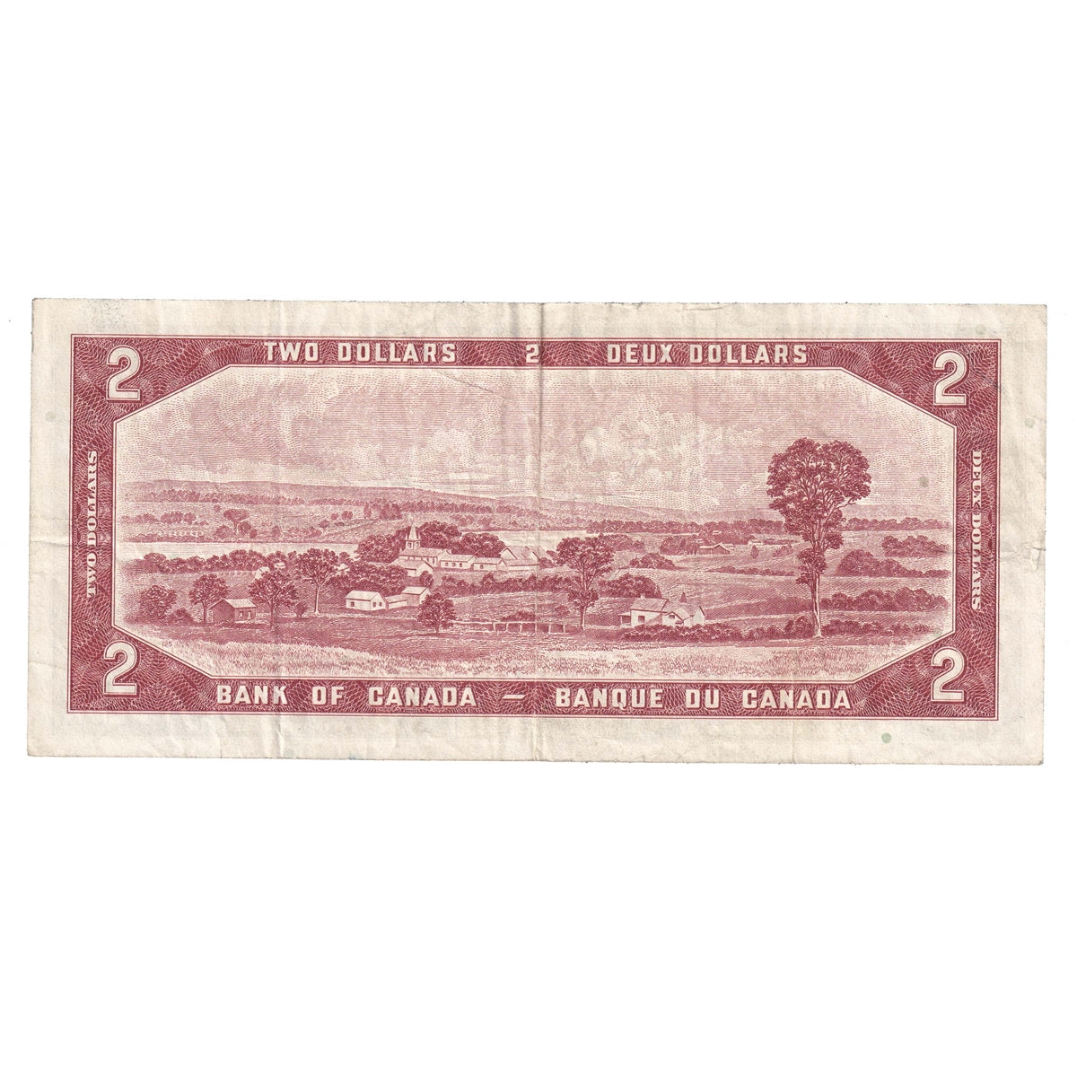 BC-38b 1954 Canada $2 Beattie-Rasminsky, I/U, CIRC