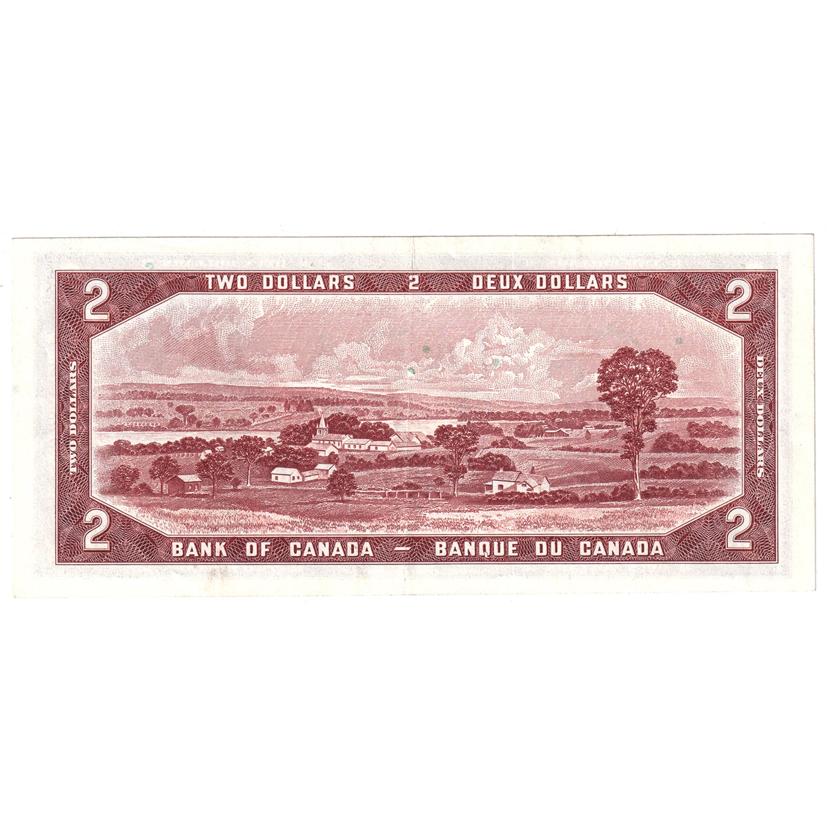 BC-38b 1954 Canada $2 Beattie-Rasminsky, J/R, EF-AU (EF45)