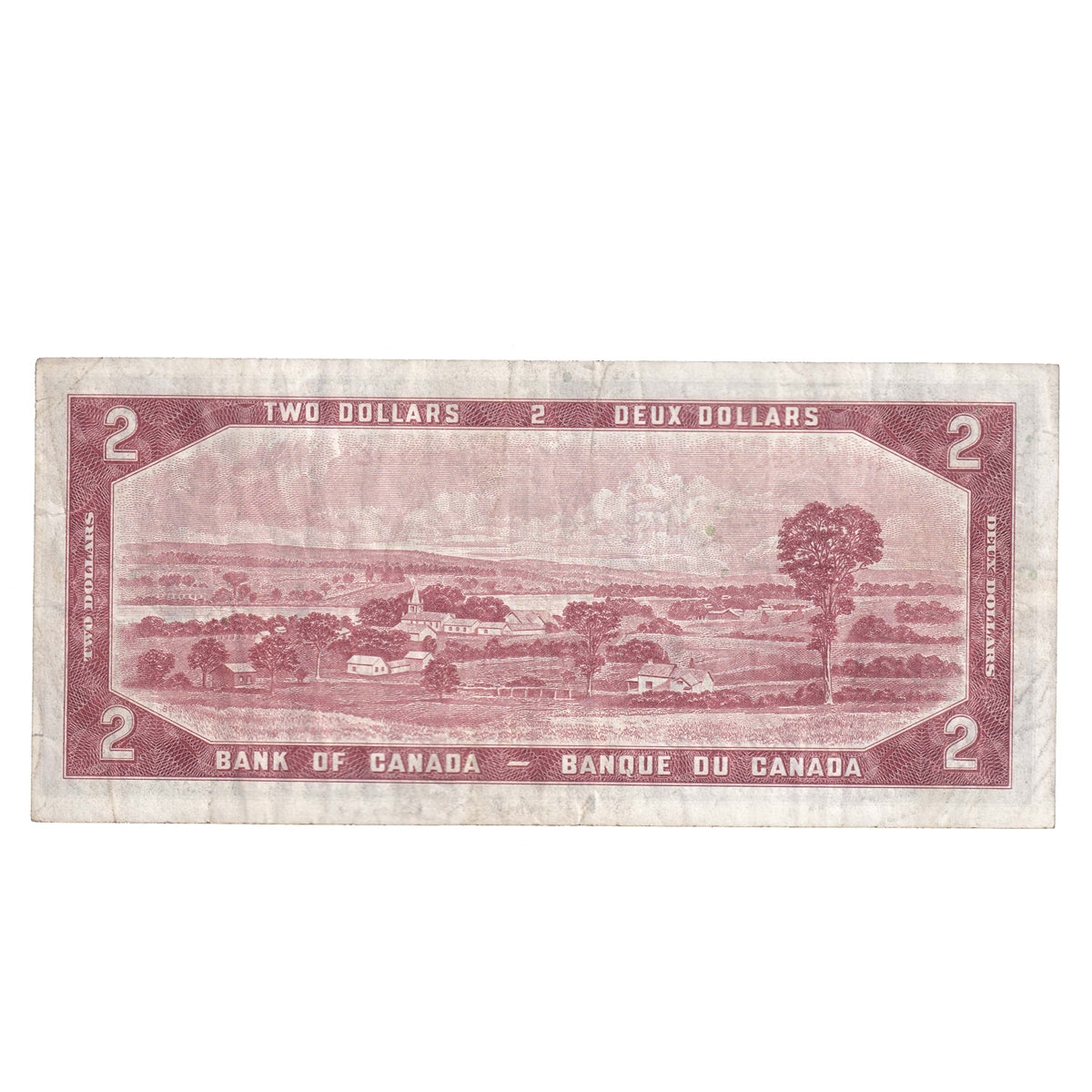 BC-38b 1954 Canada $2 Beattie-Rasminsky, L/R, CIRC