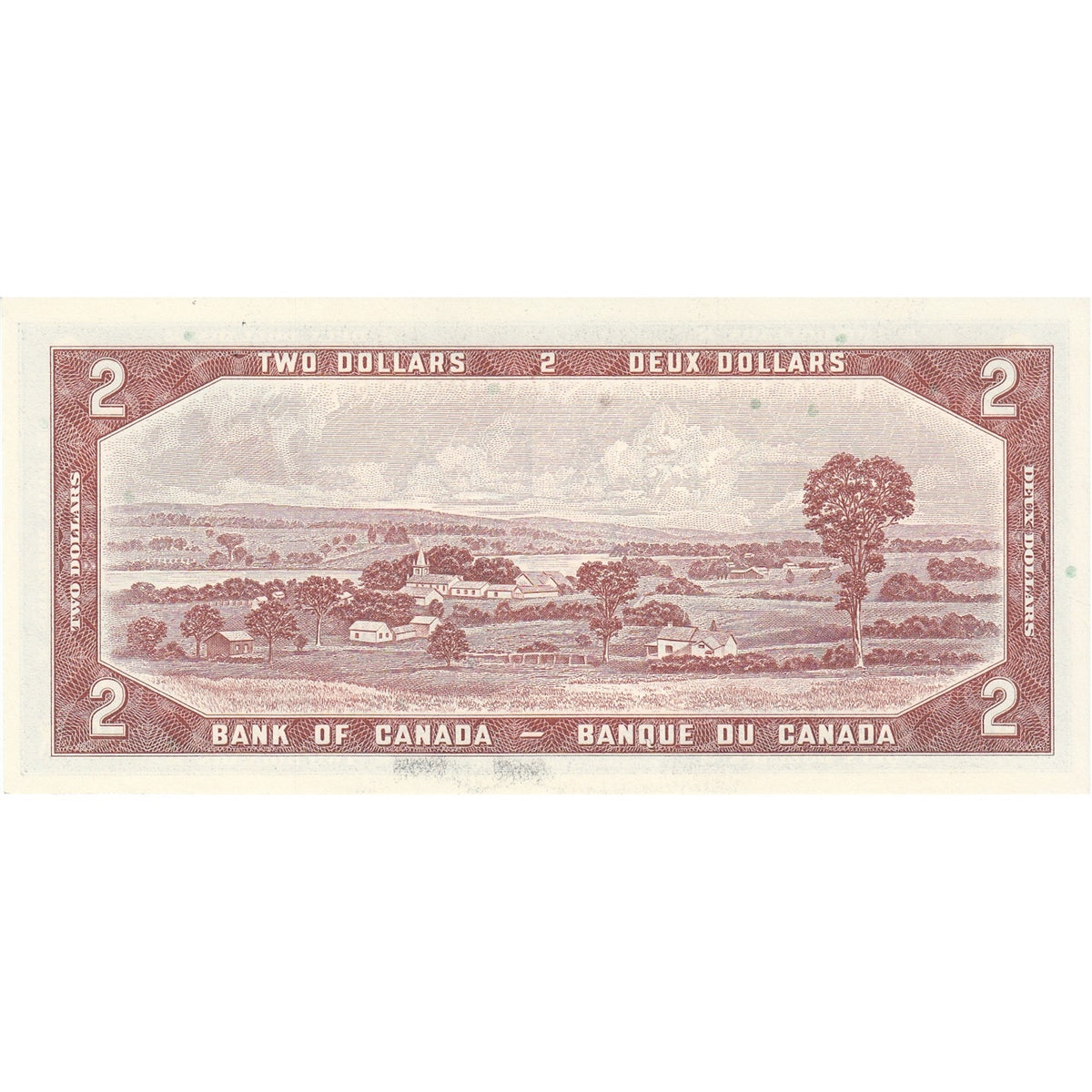 BC-38b 1954 Canada $2 Beattie-Rasminsky, L/U, Choice Uncirculated (CUNC63)