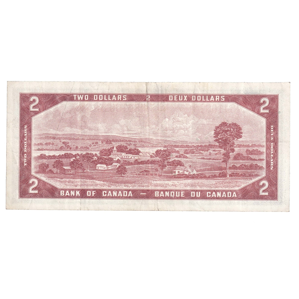 BC-38b 1954 Canada $2 Beattie-Rasminsky, M/R, CIRC