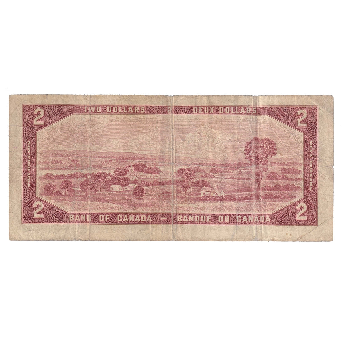 BC-38b 1954 Canada $2 Beattie-Rasminsky, N/R, CIRC