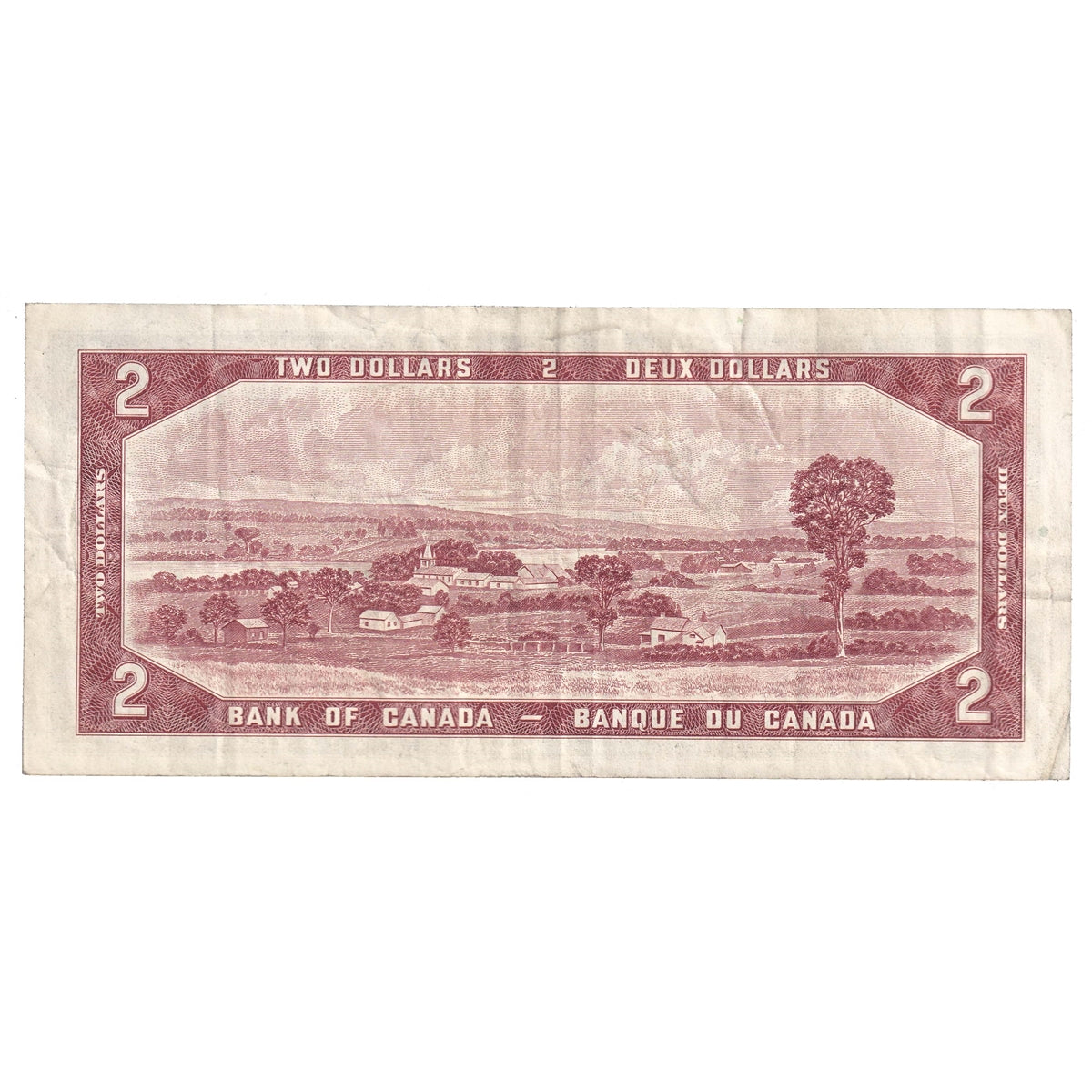 BC-38b 1954 Canada $2 Beattie-Rasminsky, N/U, CIRC