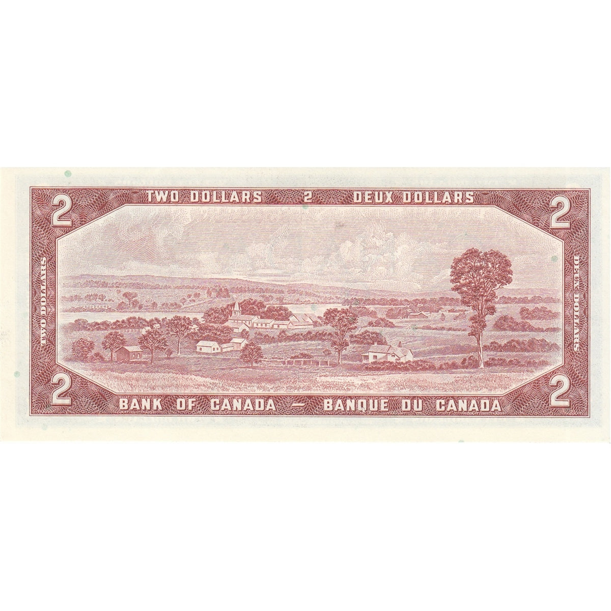 BC-38b 1954 Canada $2 Beattie-Rasminsky, P/U, AU-UNC (AU55)