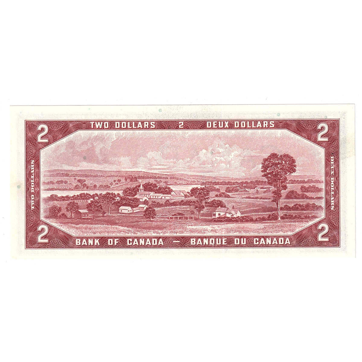 BC-38b 1954 Canada $2 Beattie-Rasminsky, P/U, Uncirculated (MS60)