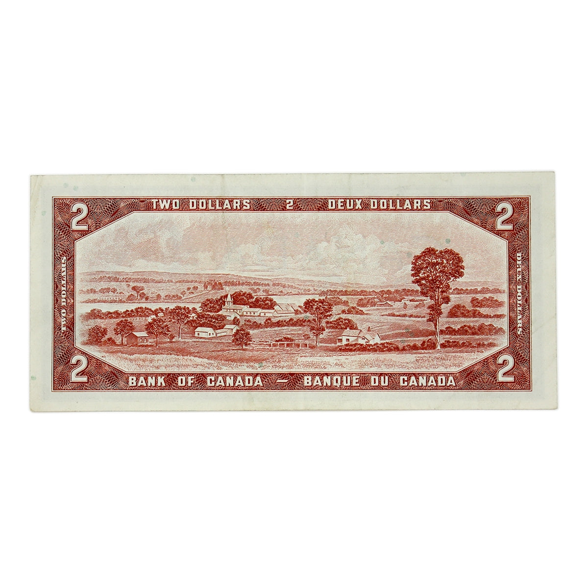 BC-38b 1954 Canada $2 Beattie-Rasminsky, S/U, CIRC