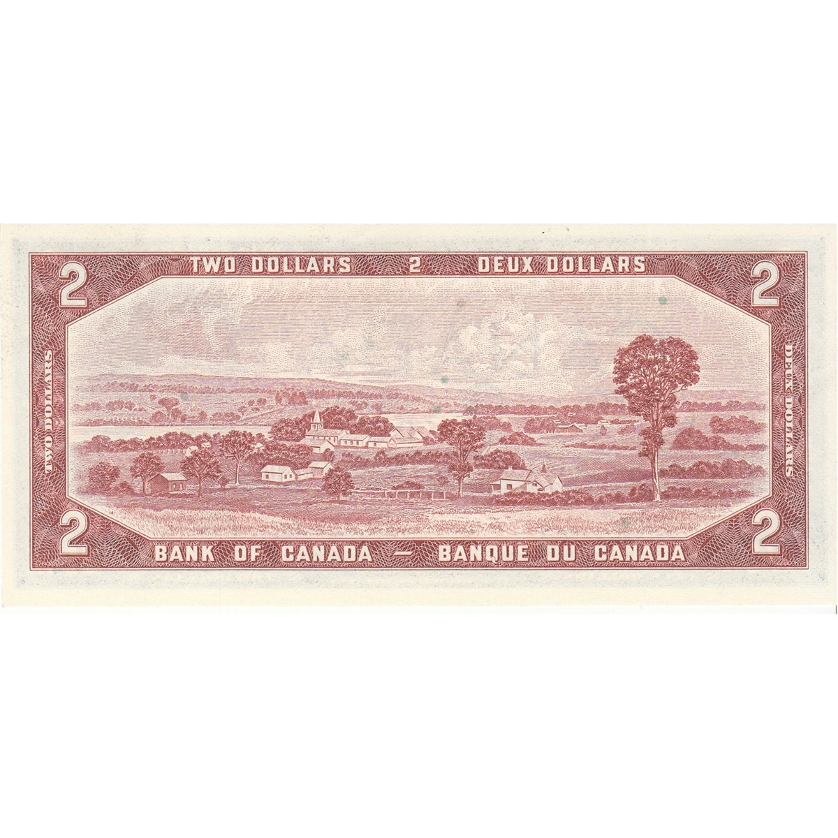 BC-38b 1954 Canada $2 Beattie-Rasminsky, T/U, Uncirculated (MS60)