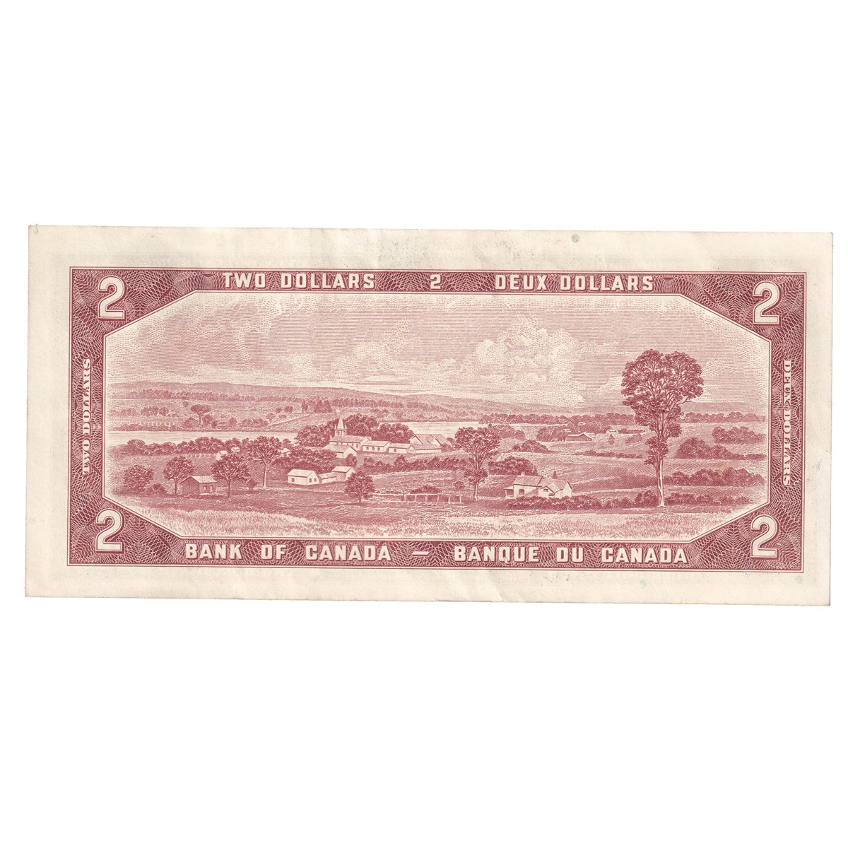 BC-38b 1954 Canada $2 Beattie-Rasminsky, W/R, EF-AU (EF45)