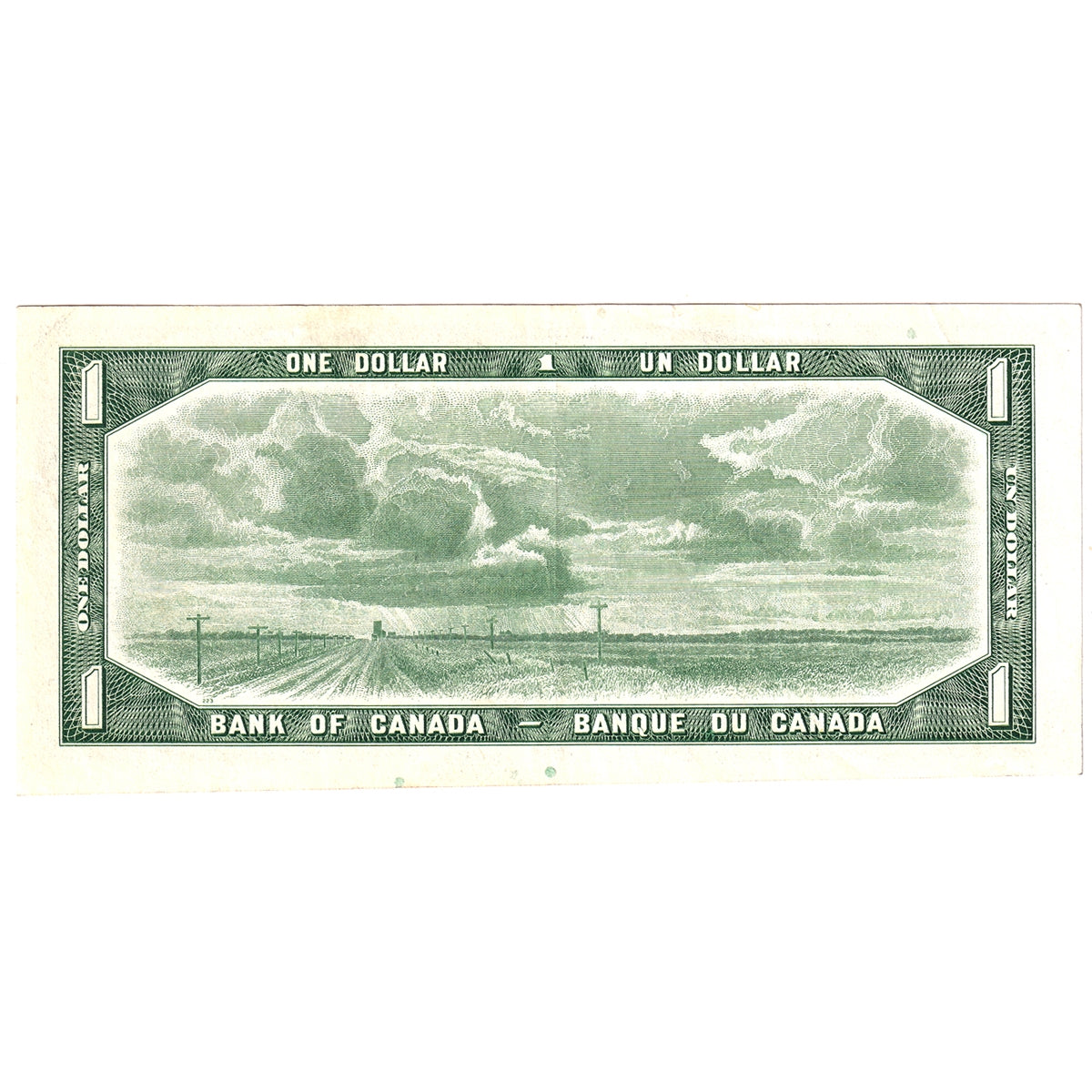 BC-37d 1954 Canada $1 Lawson-Bouey, Z/F, Extra Fine (EF40)
