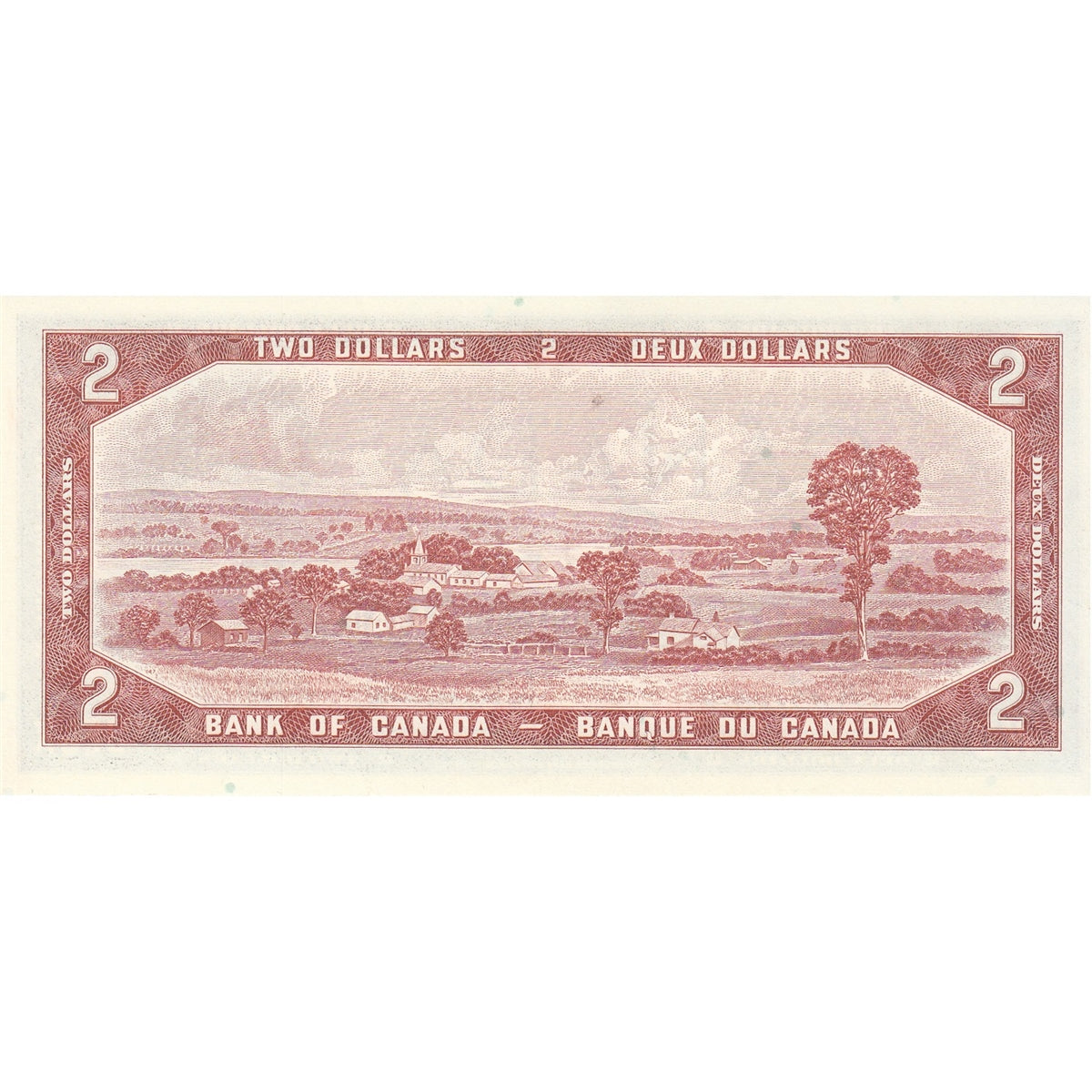 BC-38b 1954 Canada $2 Beattie-Rasminsky, Y/U, Choice Uncirculated (CUNC63)