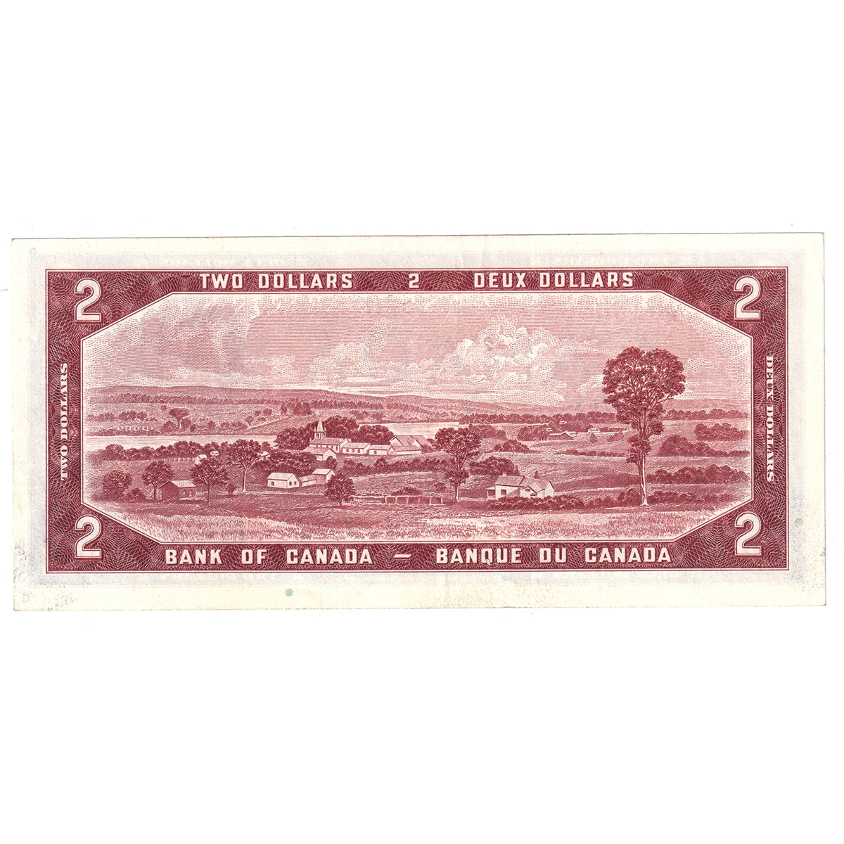 BC-38bA 1954 Canada $2 Beattie-Rasminsky, *A/B, Extra Fine (EF40)